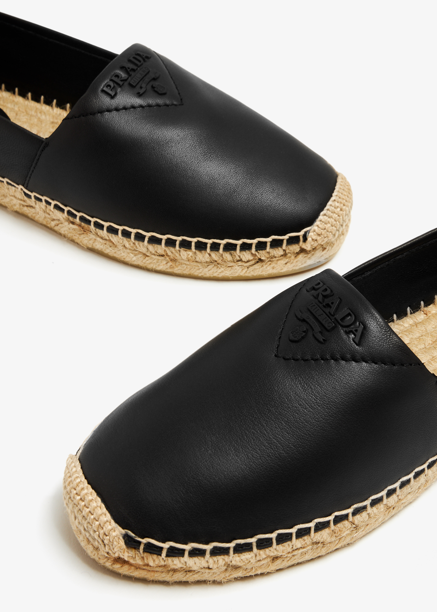 

Nappa leather espadrilles, Black