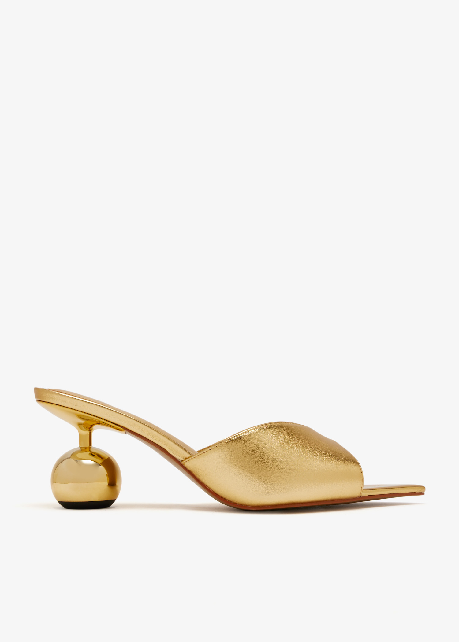 

Ellie Sphere mules, Gold