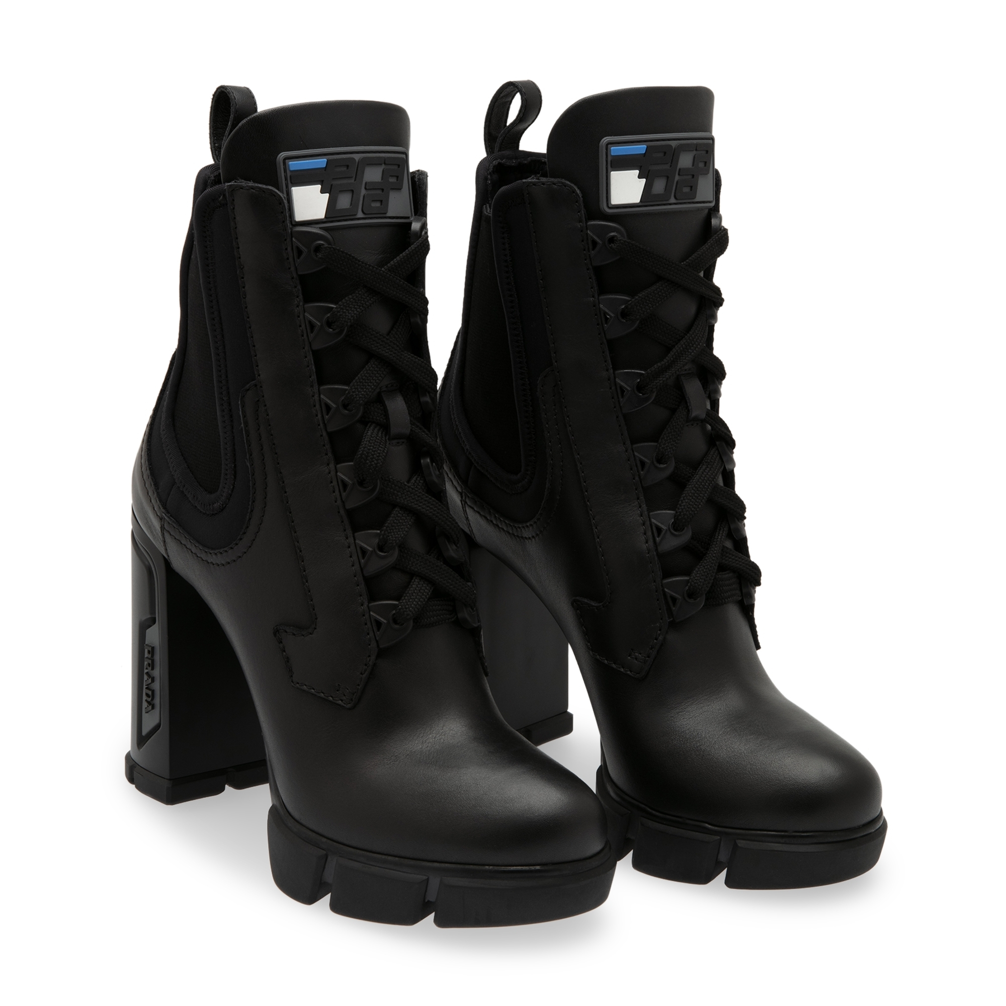 

Chunky high ankle boots, Black