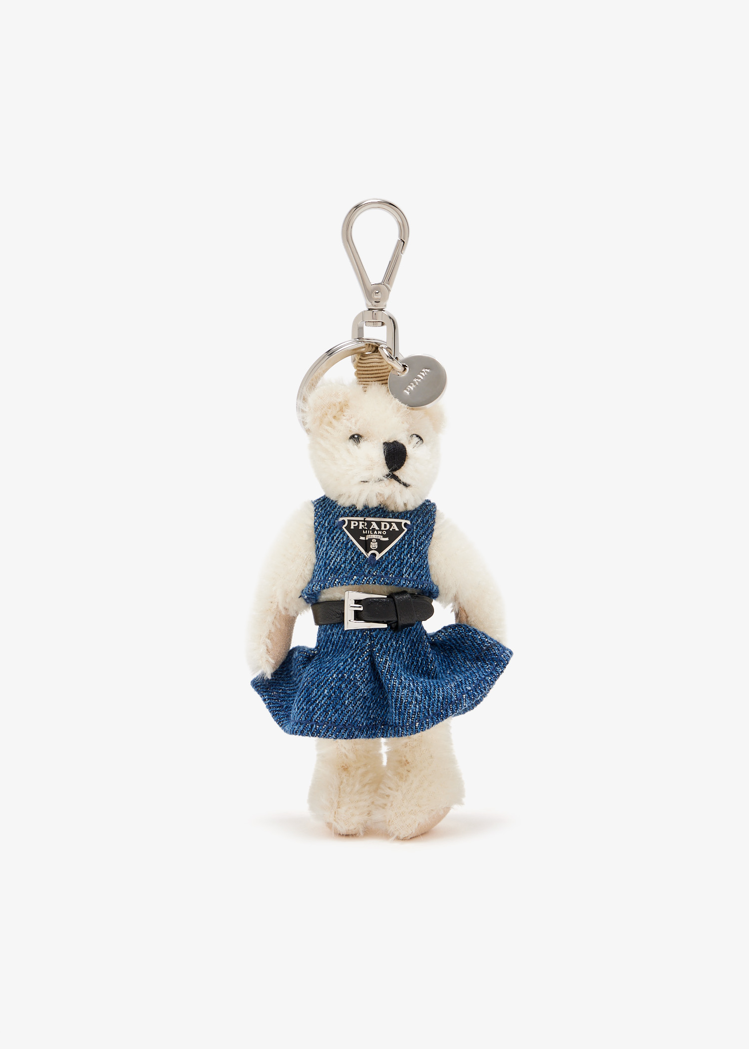 

Teddy bag charm, White