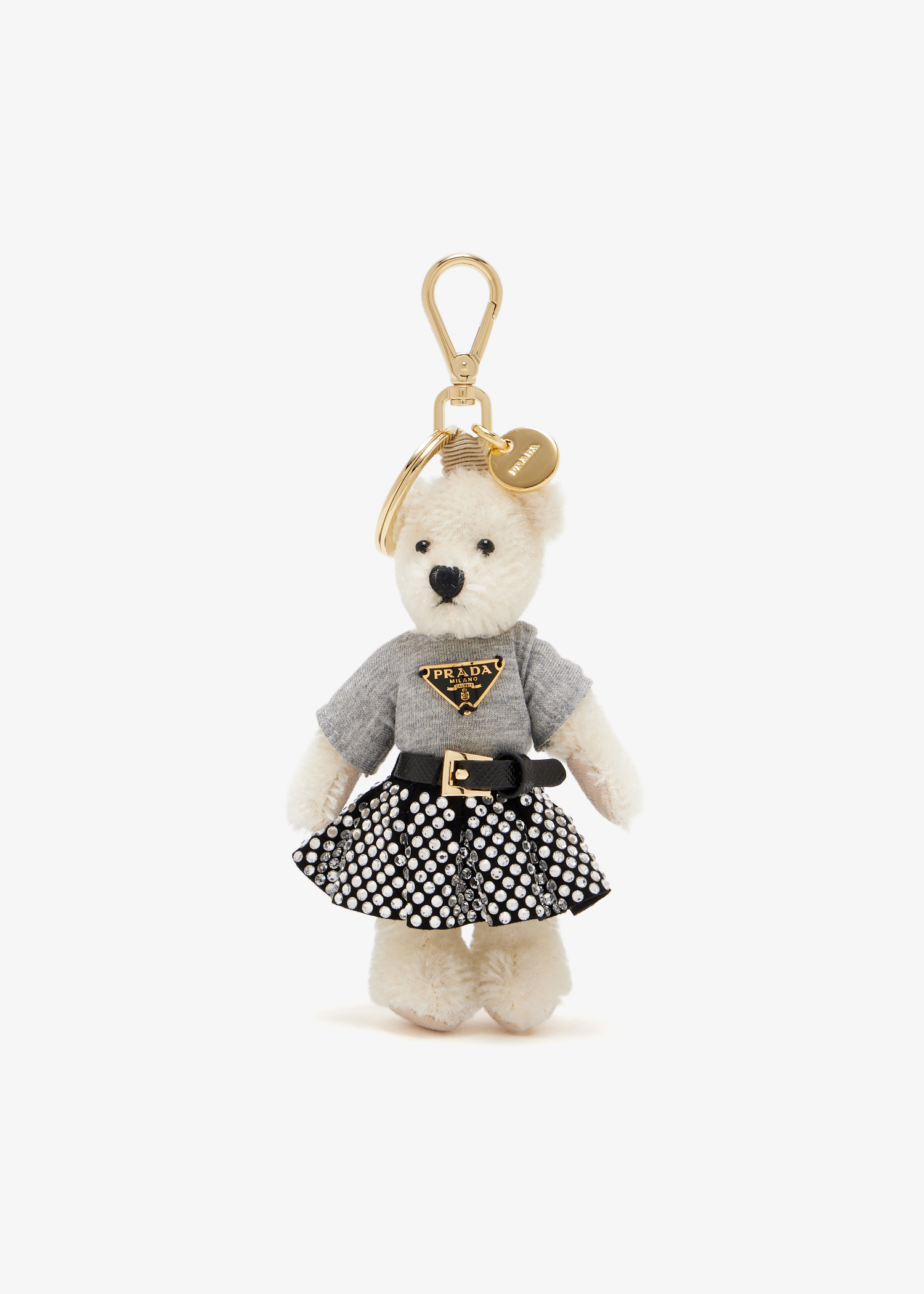 

Teddy bag charm, White