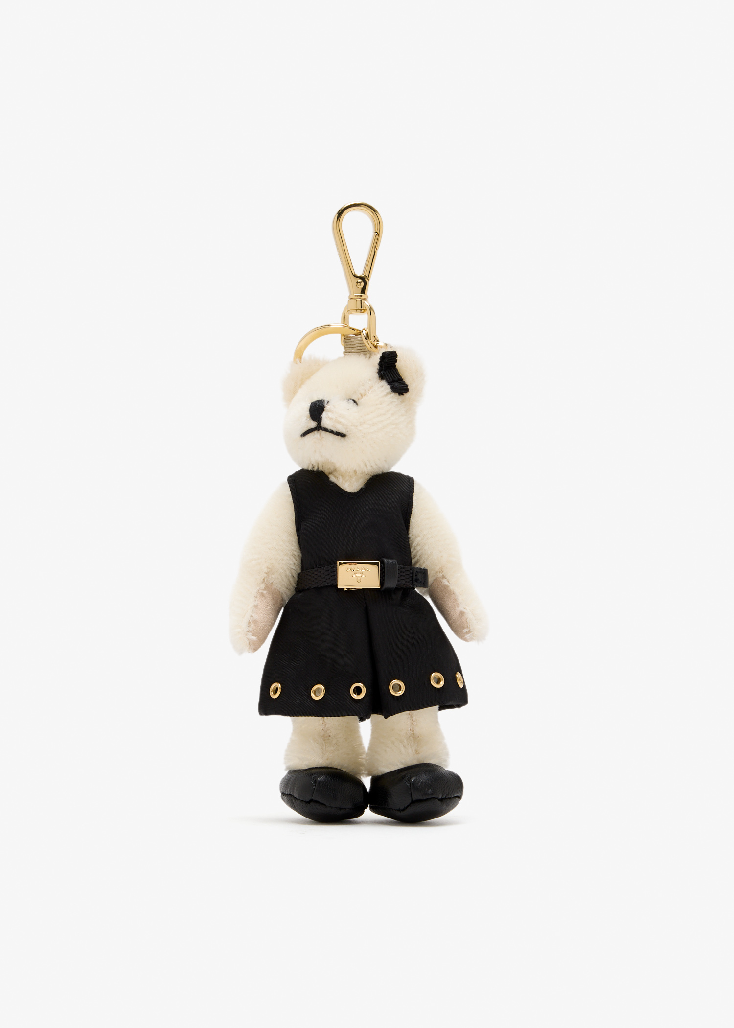 

Teddy large bag charm, White