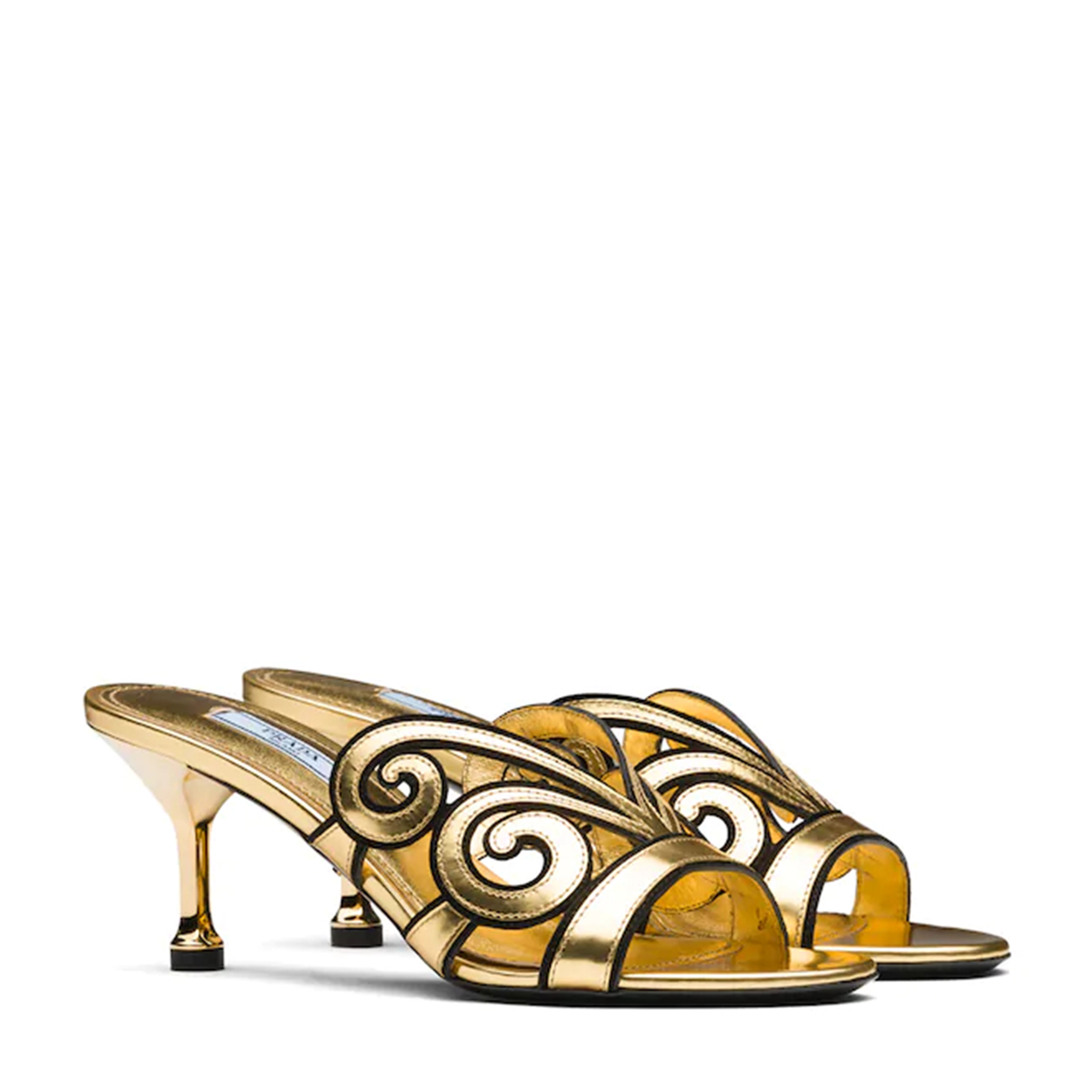

Leather sandals, Gold