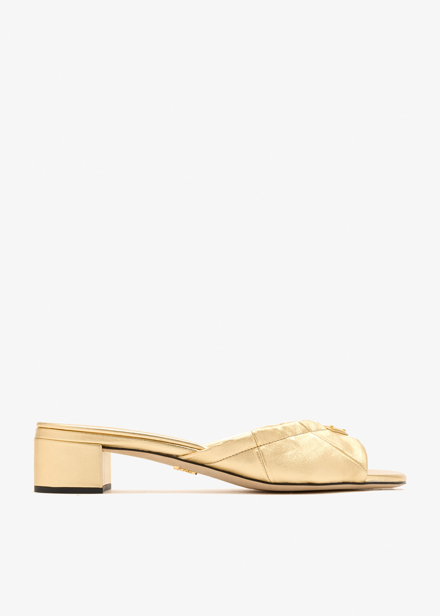 

Mordoré nappa leather sandals, Gold