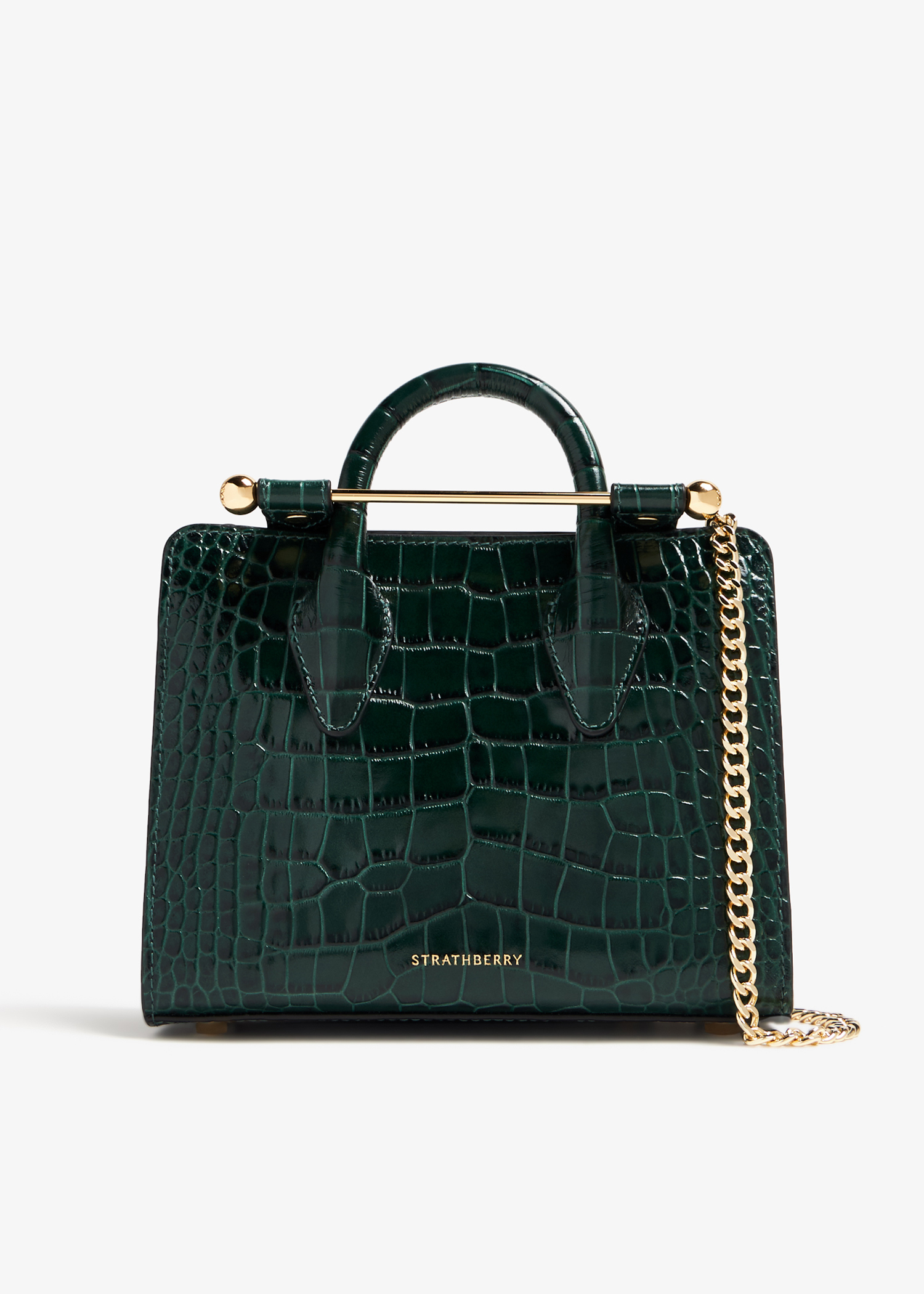 

Strathberry nano tote bag, Green