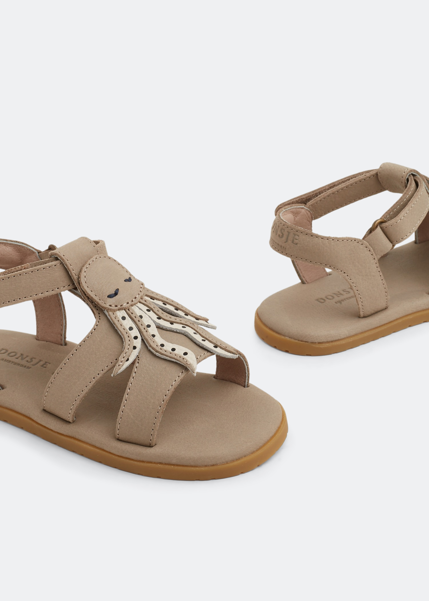 

Octopus sandals, Beige