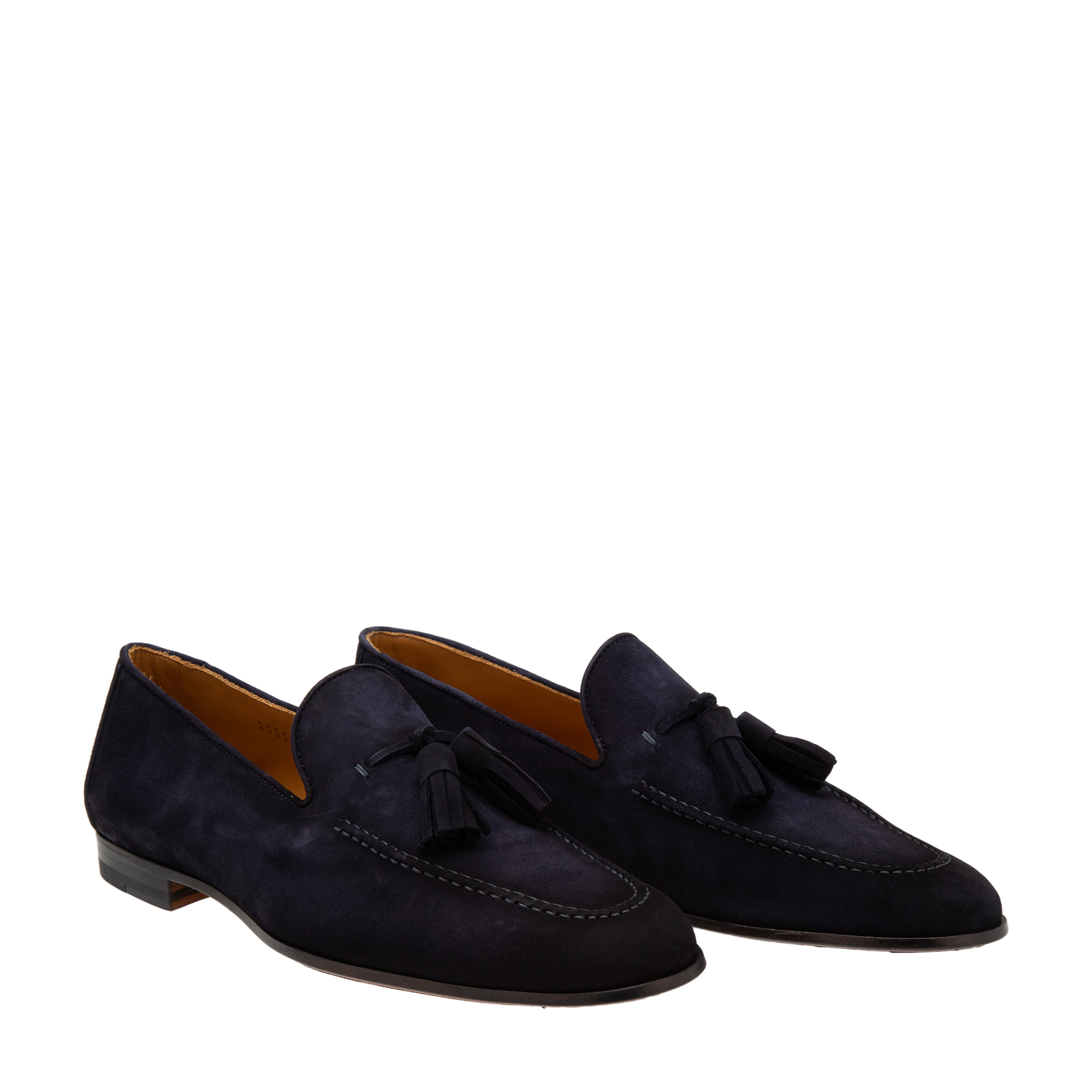 

Tassel suede loafers, Blue