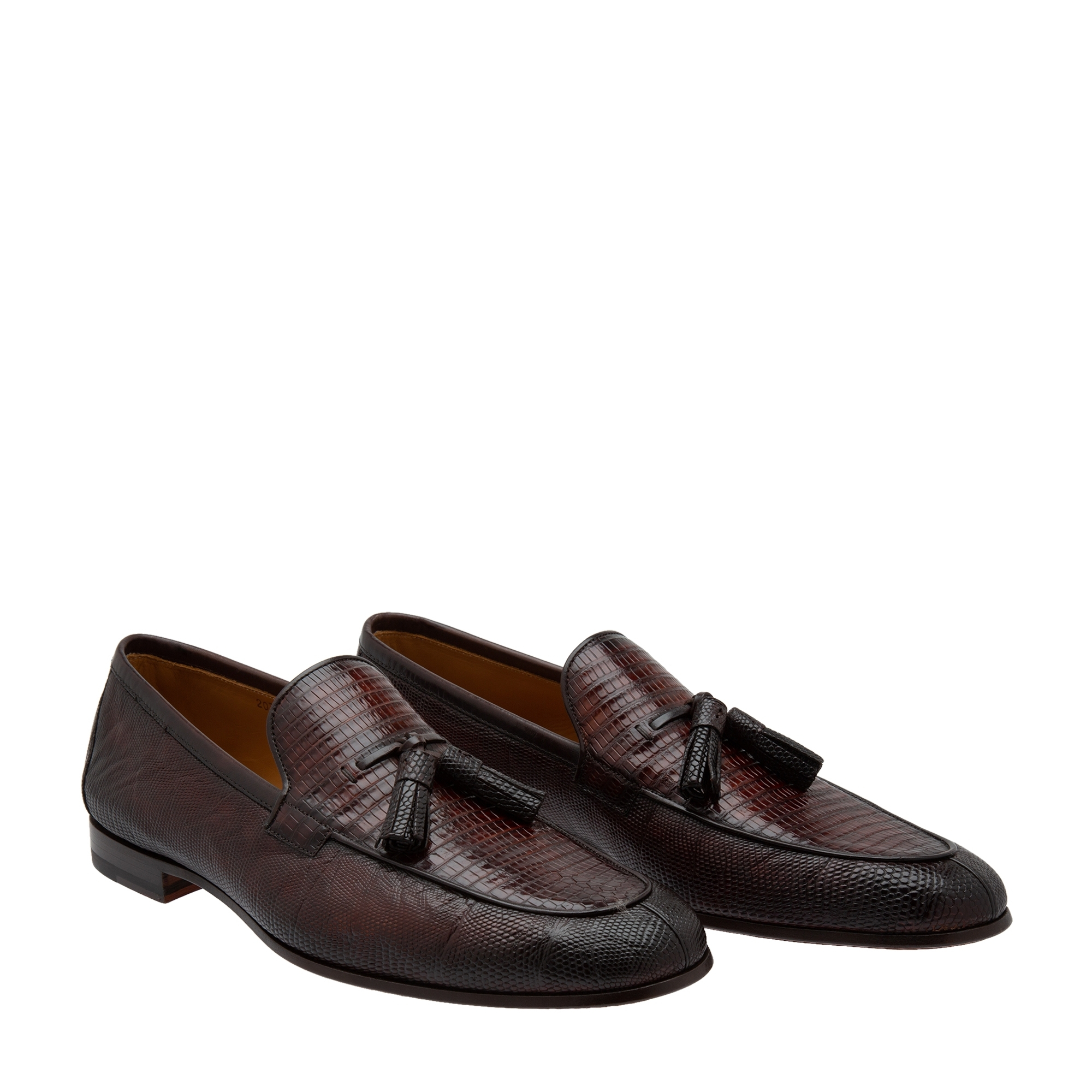 

Leather tassel loafers, Brown