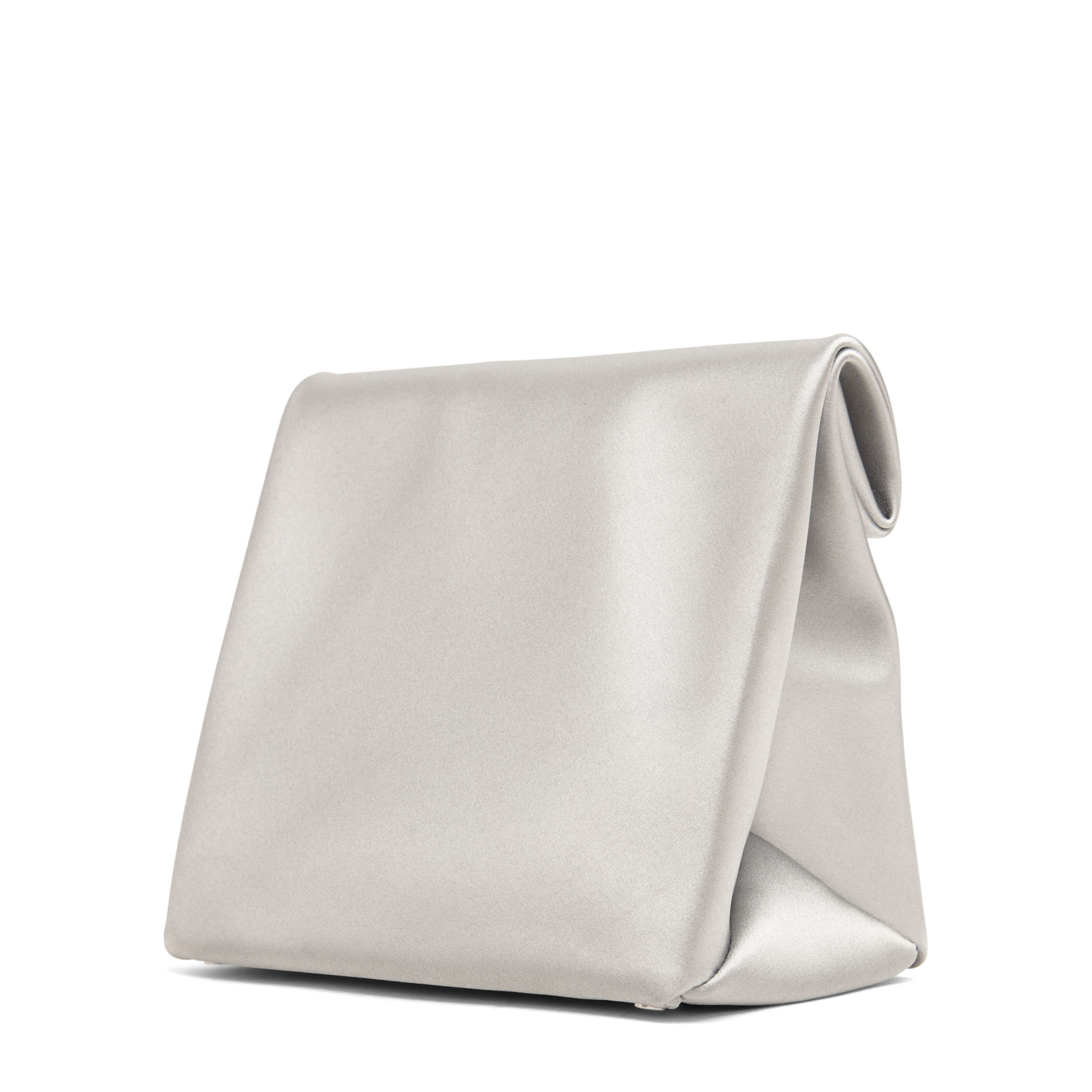 

Lunch bag clutch, Silver