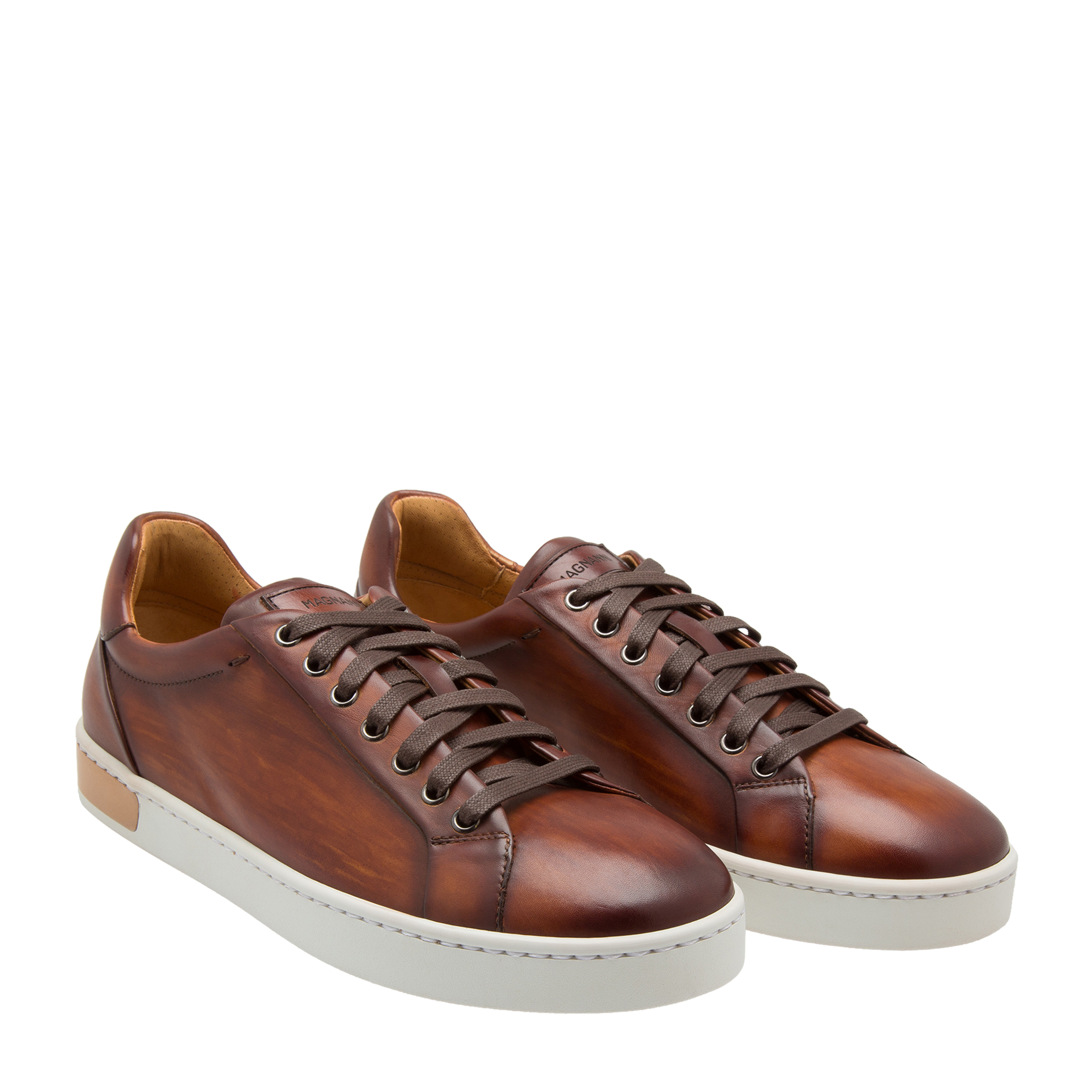 

Leather sneakers, Brown