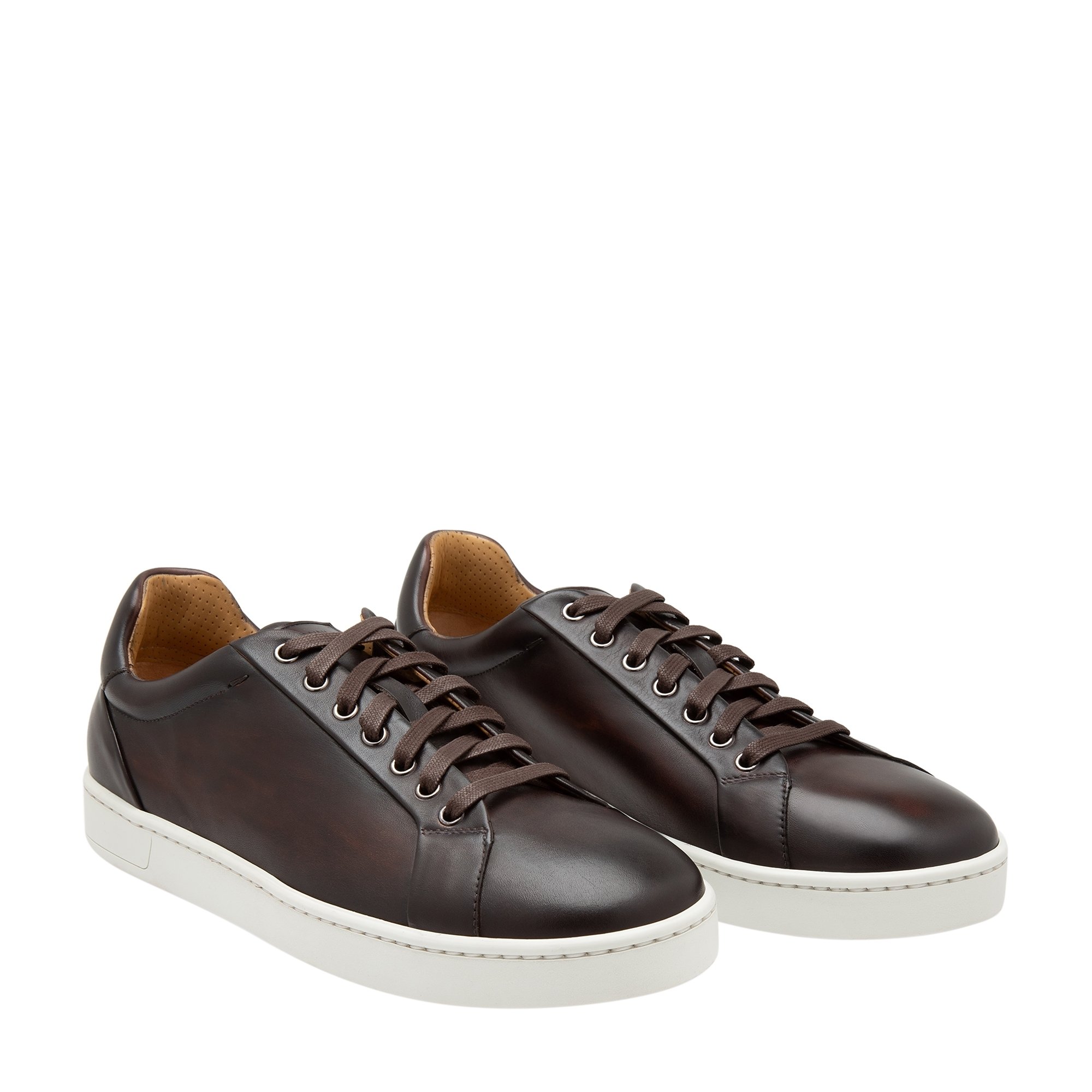 

Leather sneakers, Brown