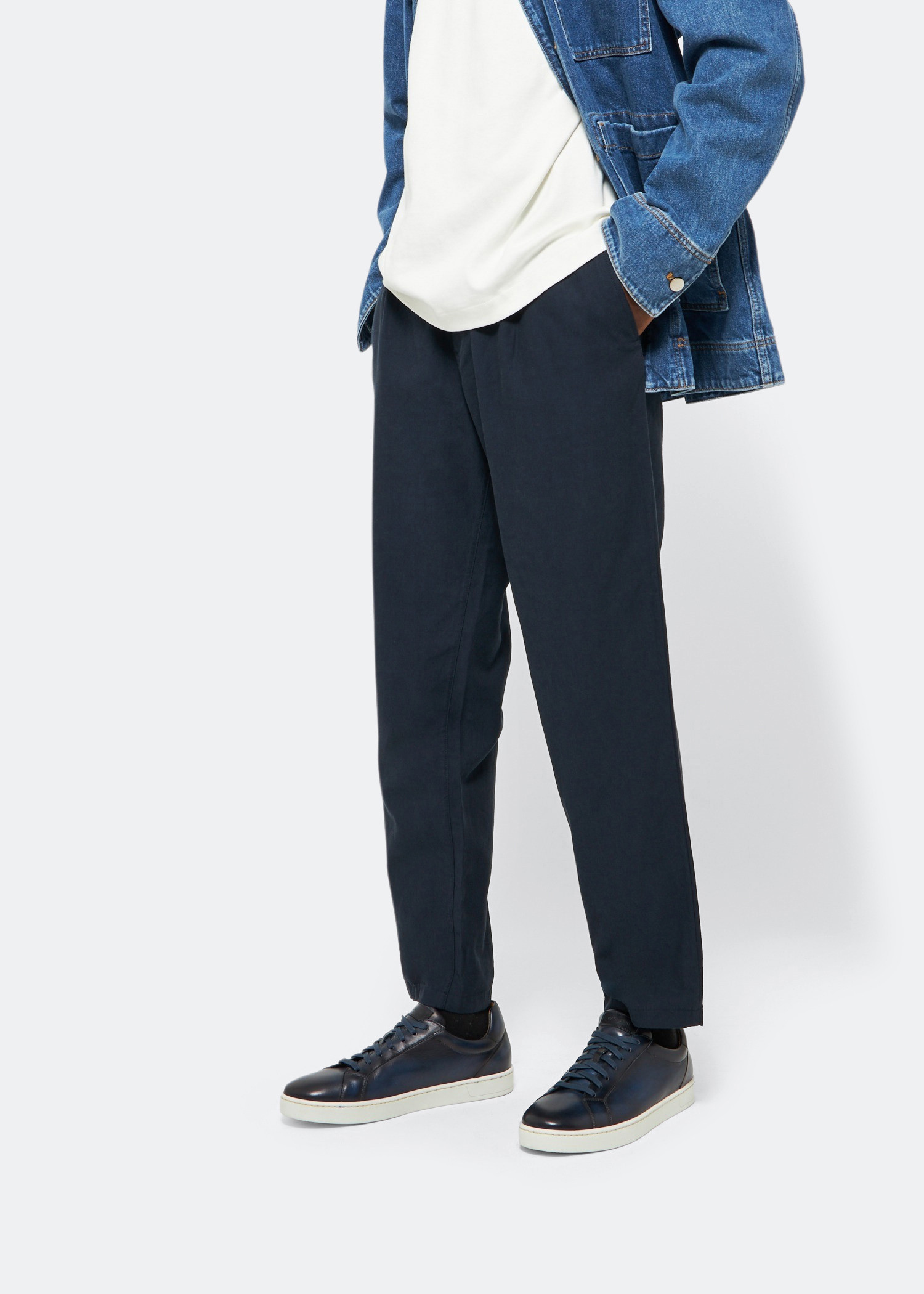 

Leather sneakers, Blue