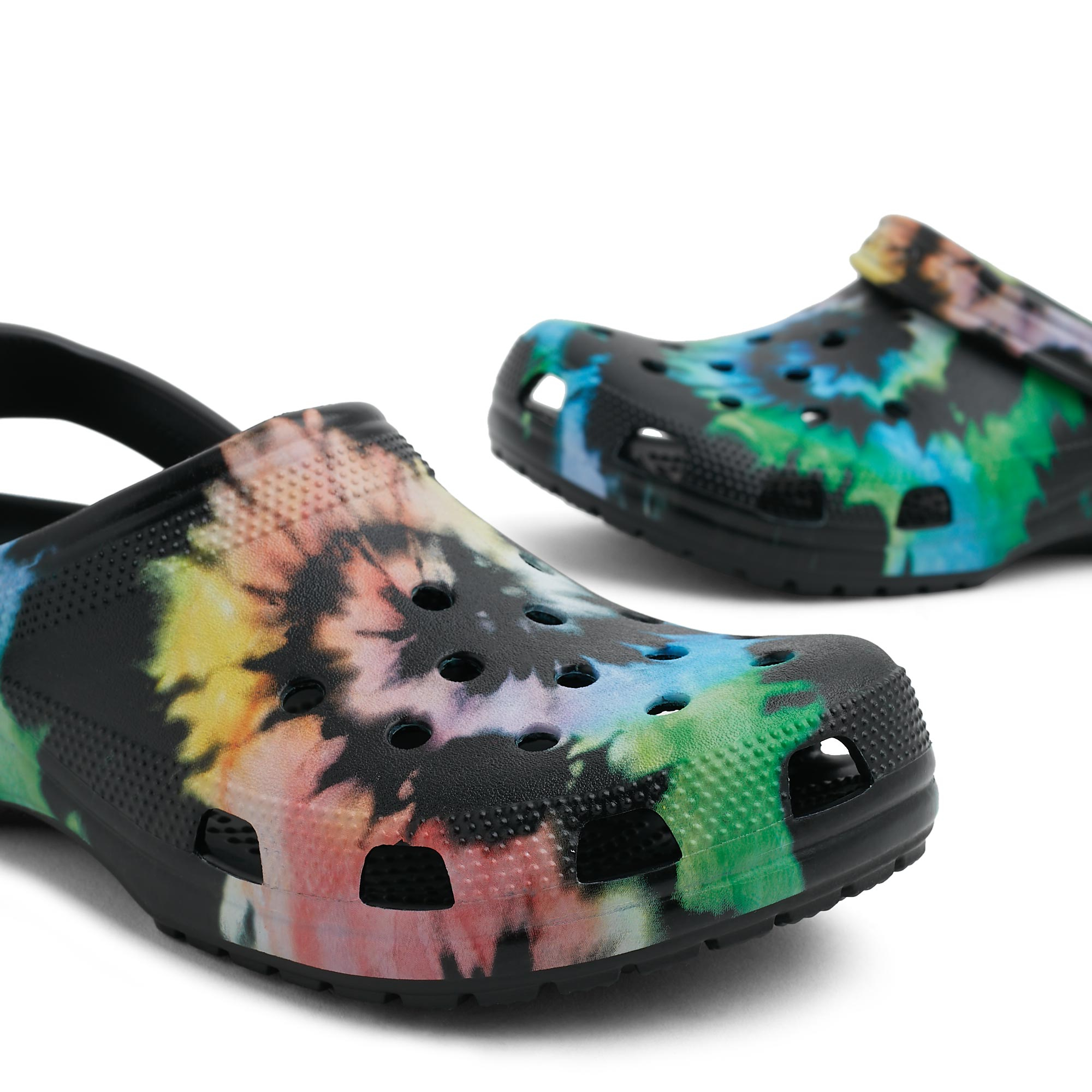 

Classic tie-dye graphic clogs, Multi-coloured