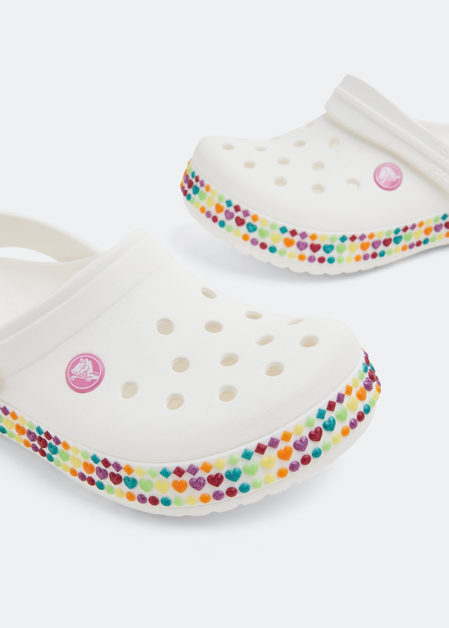 

Crocband Gem clogs, White