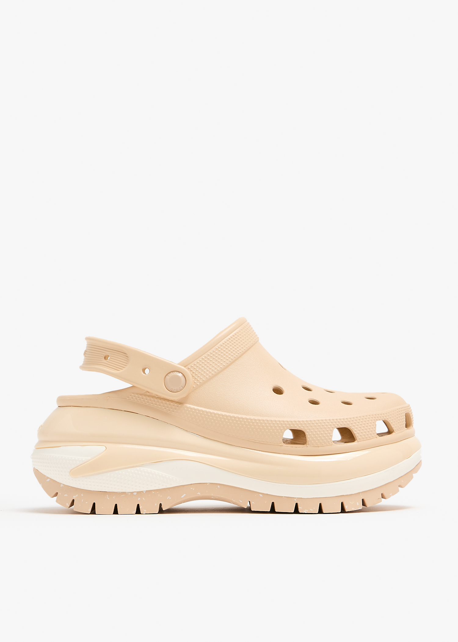 

Classic Mega Crush clogs, Beige