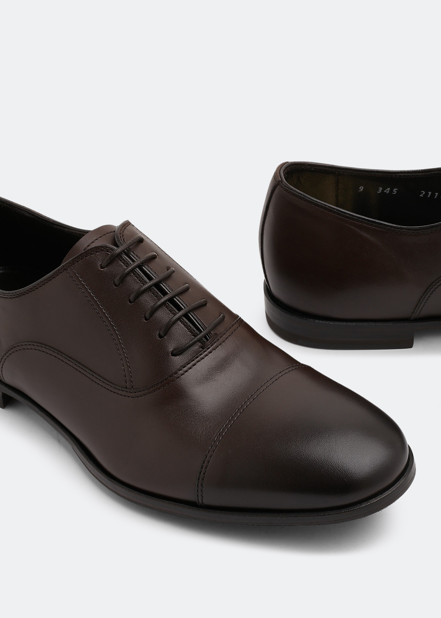 

Oxford leather shoes, Brown