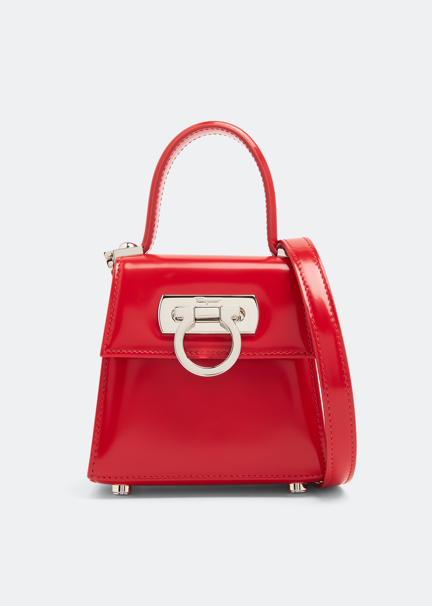 

Iconic XS top-handle bag, Red