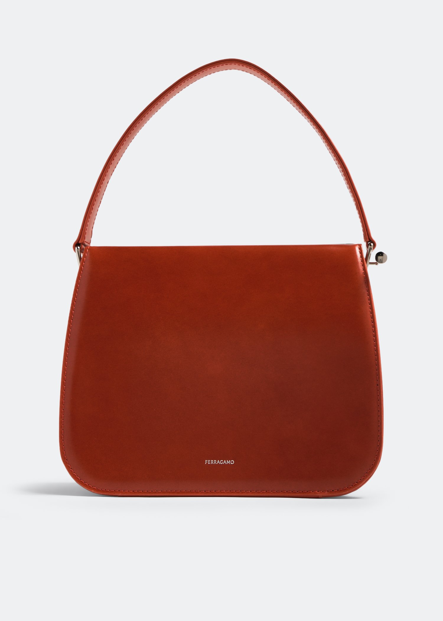 

Semi-rigid S handbag, Orange