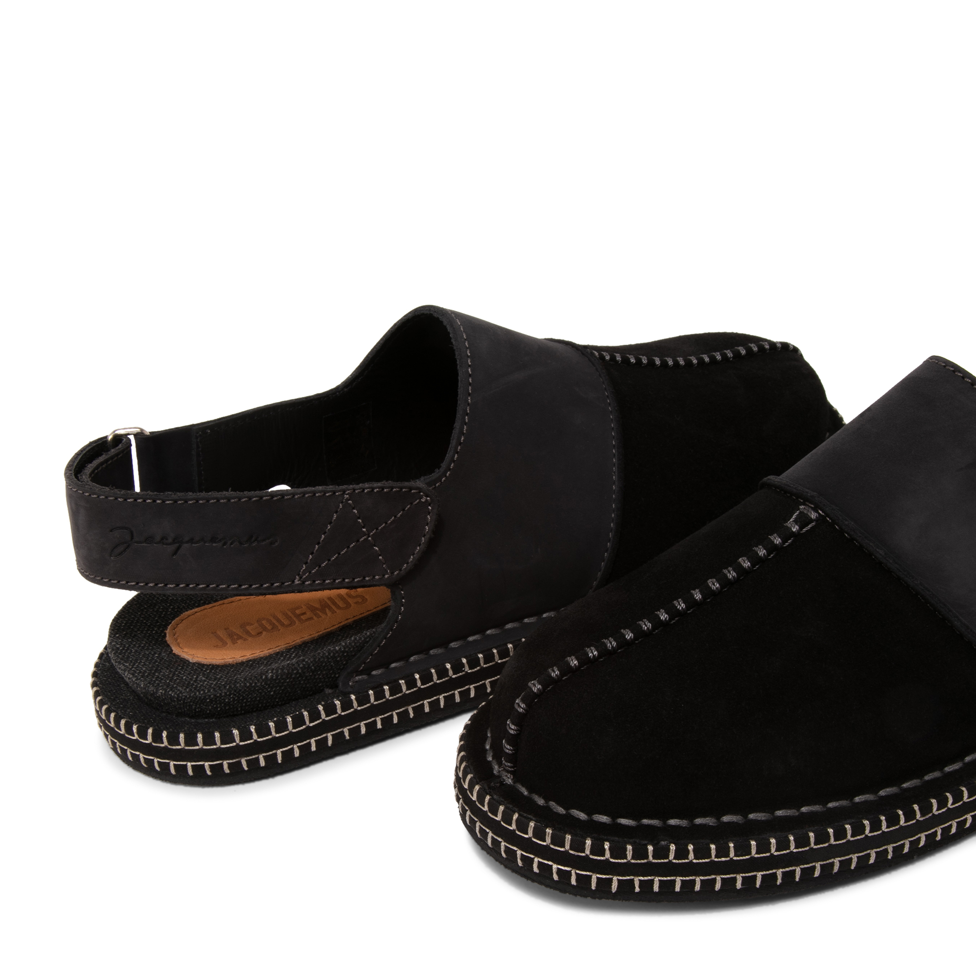 

Les mules Blé slippers, Black