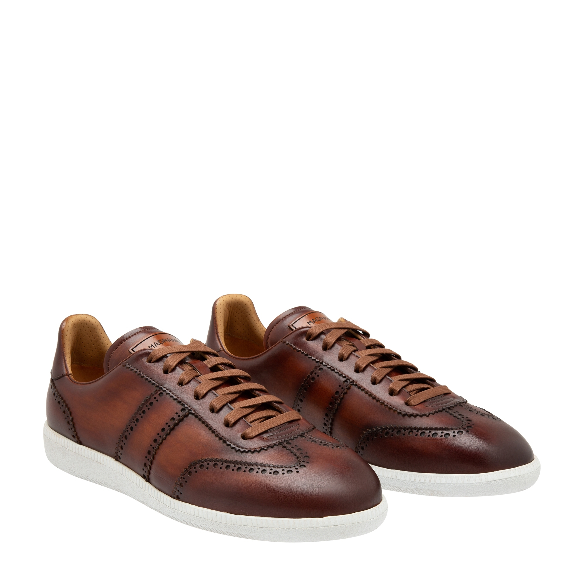 

Leather sneakers, Brown