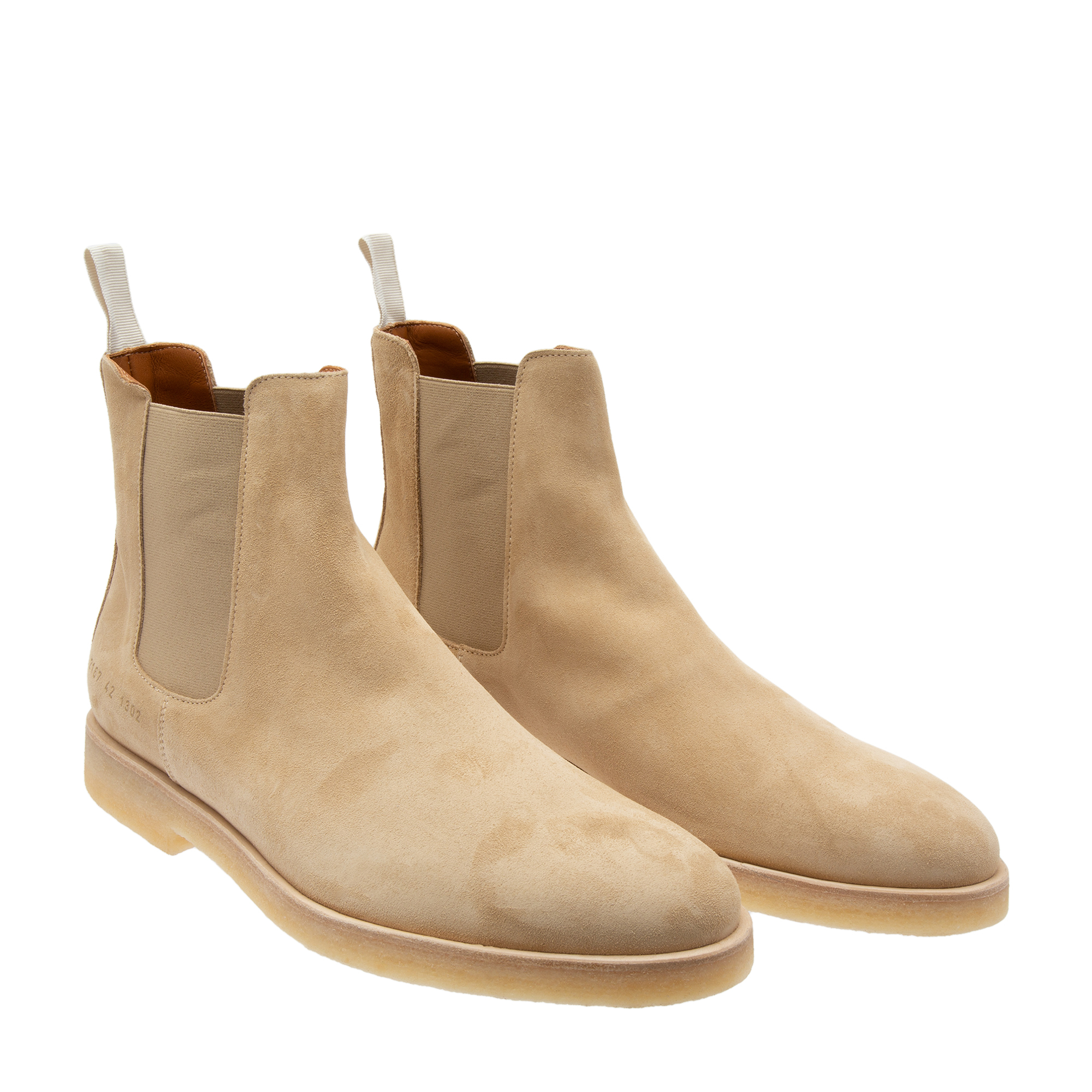 

Suede Chelsea boots, Beige