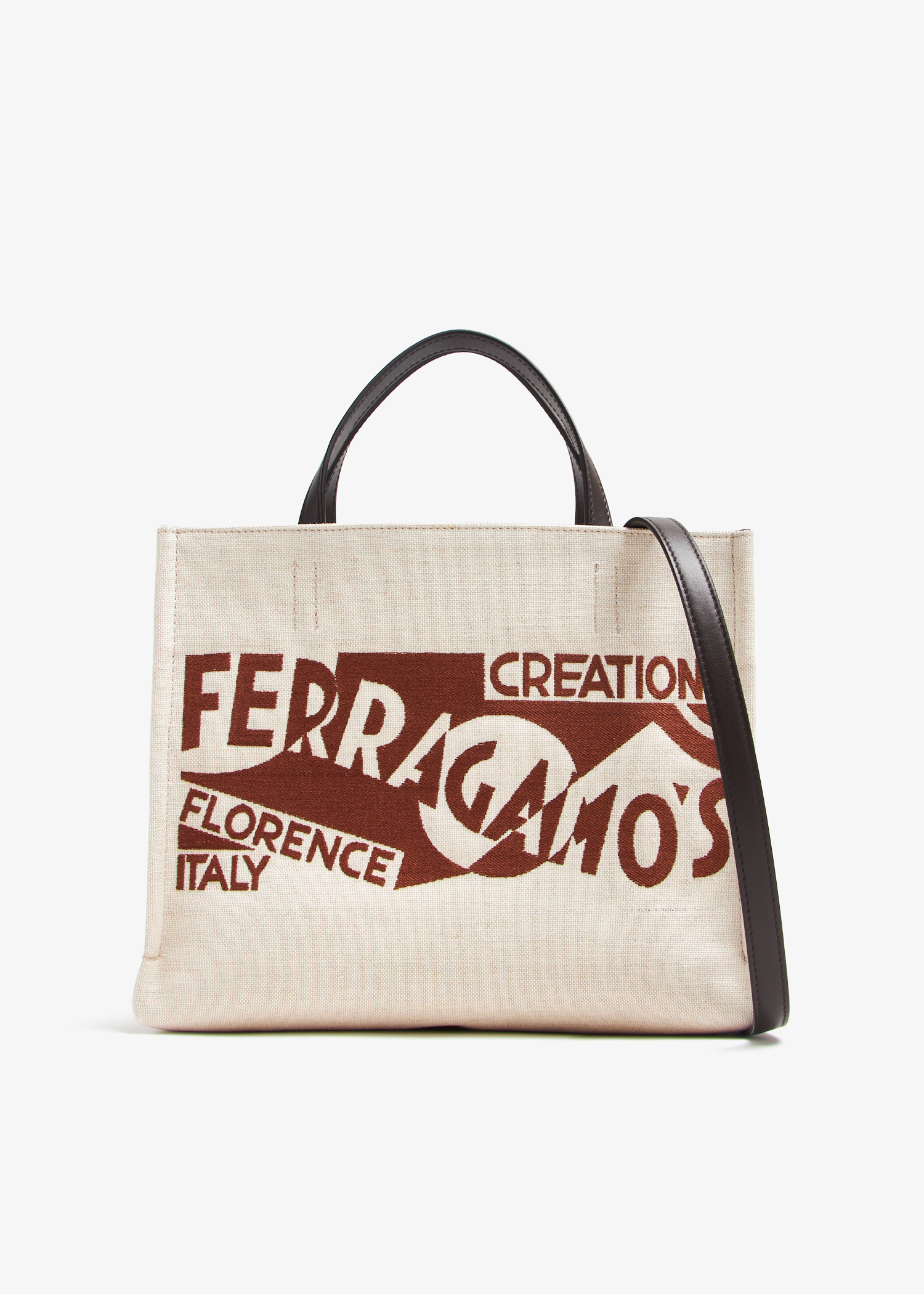 

Logo S tote bag, Beige
