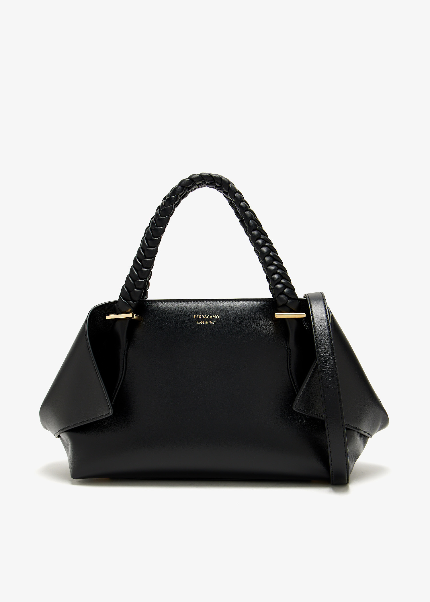 

Scarf medium tote bag, Black