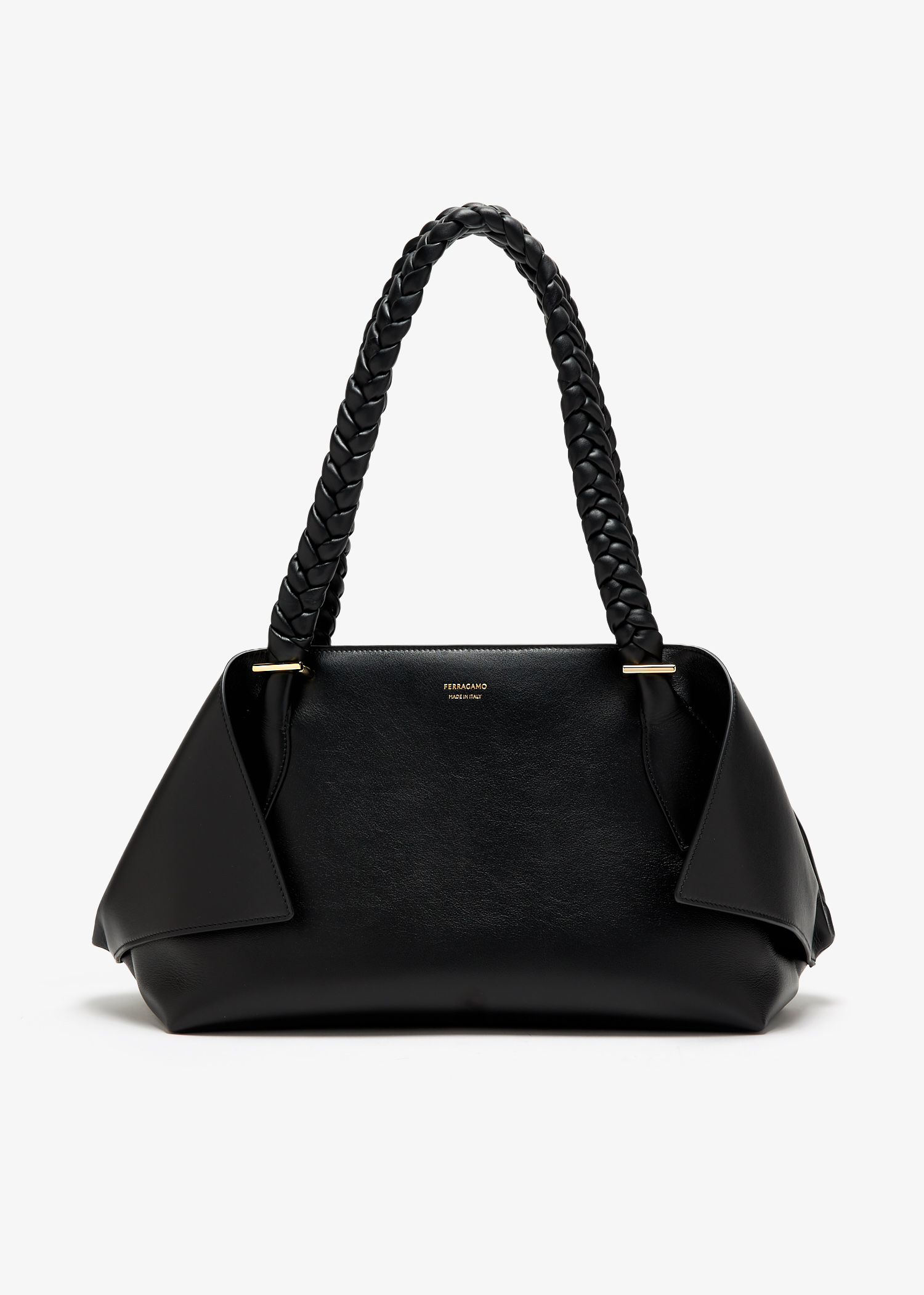 

Scarf tote bag, Black