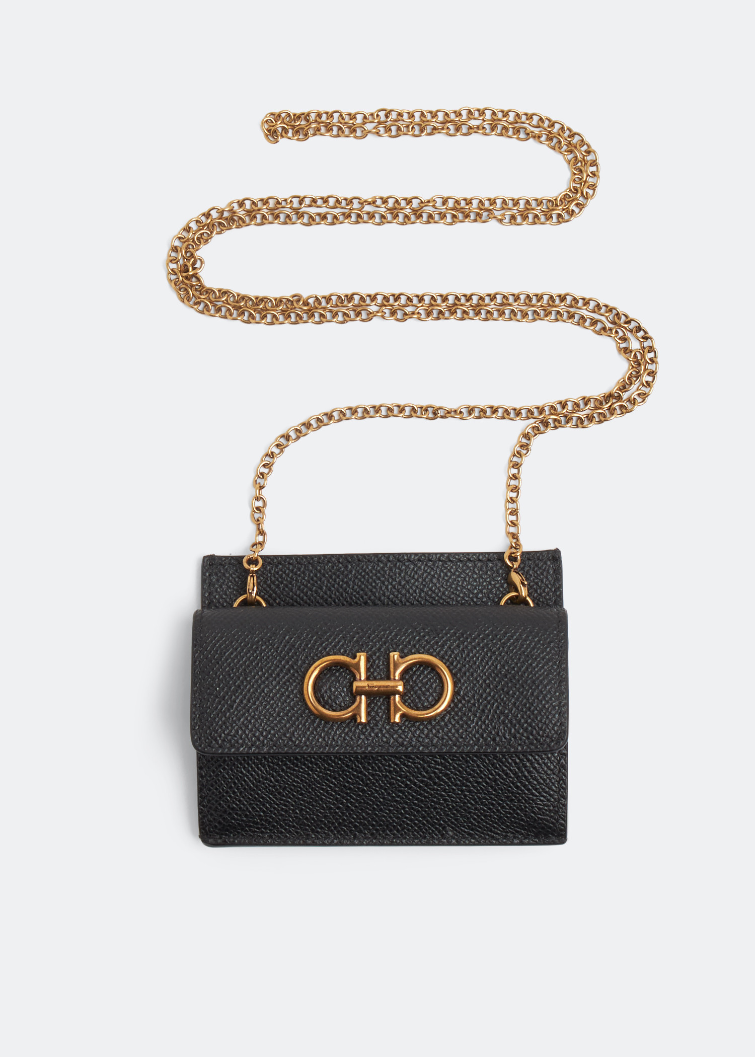 

Gancini credit card holder, Black