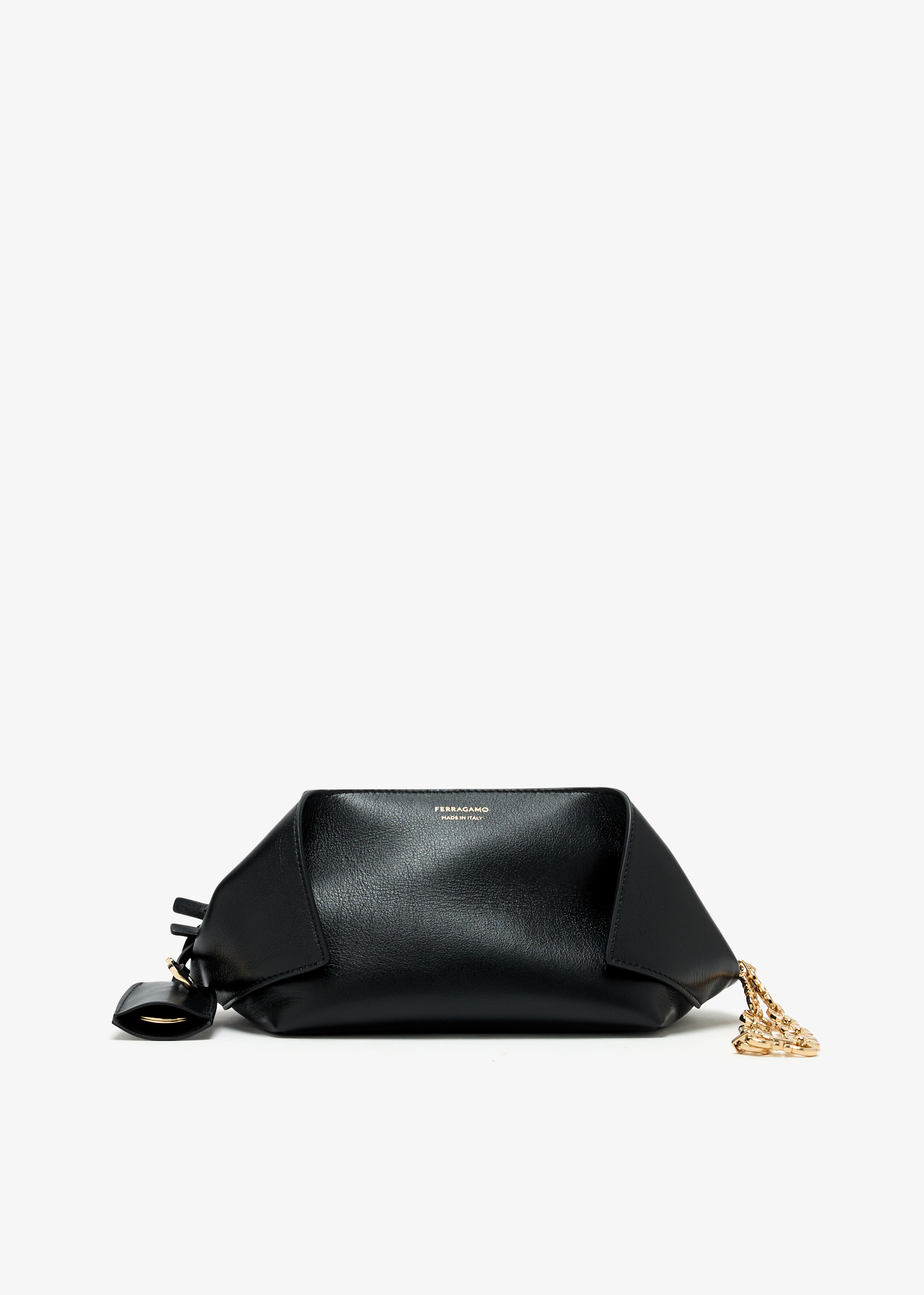 

Leather clutch, Black