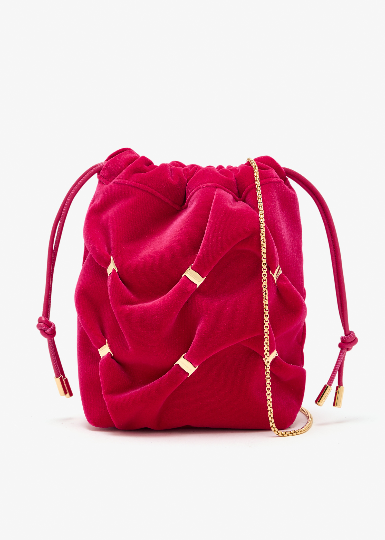 

Vara Loop mini bucket bag, Pink