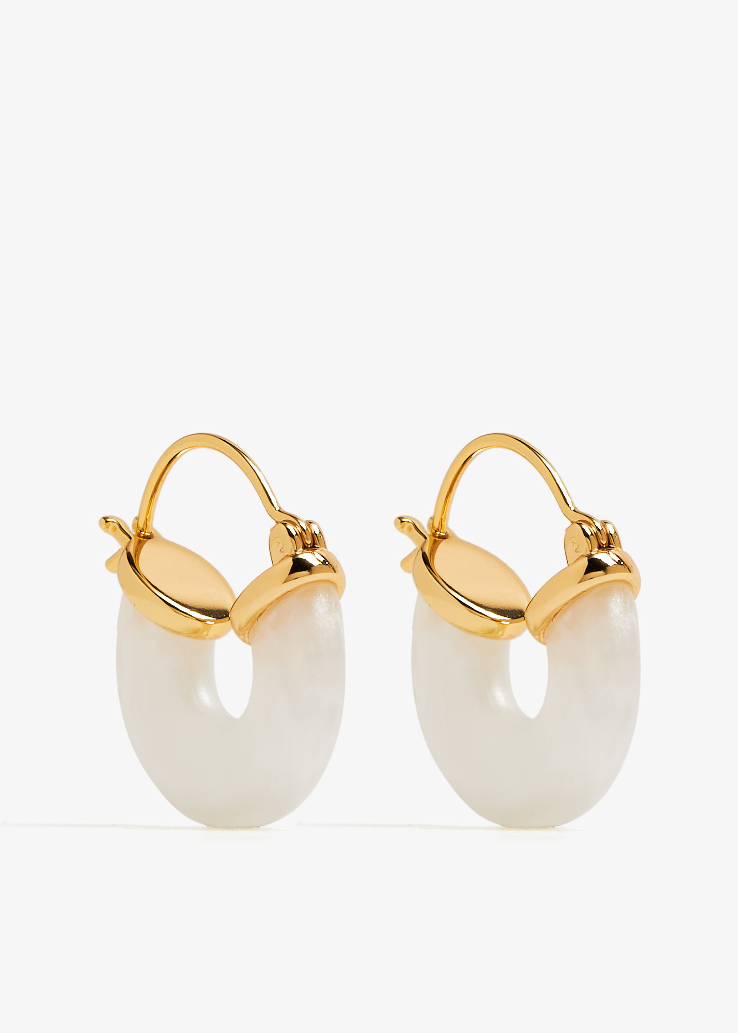 

Petit Swell hoops, White