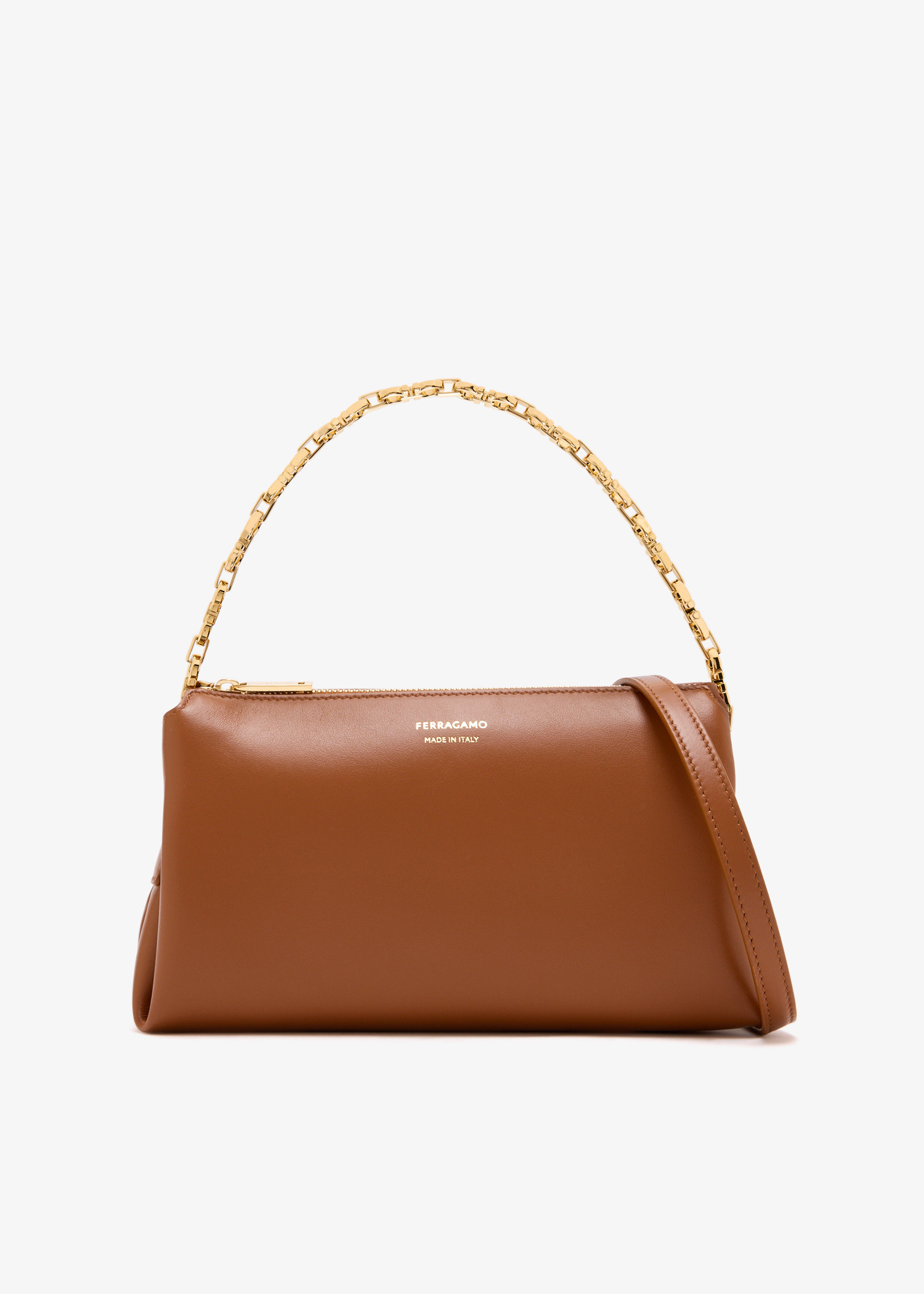 

Gancini mini bag, Brown