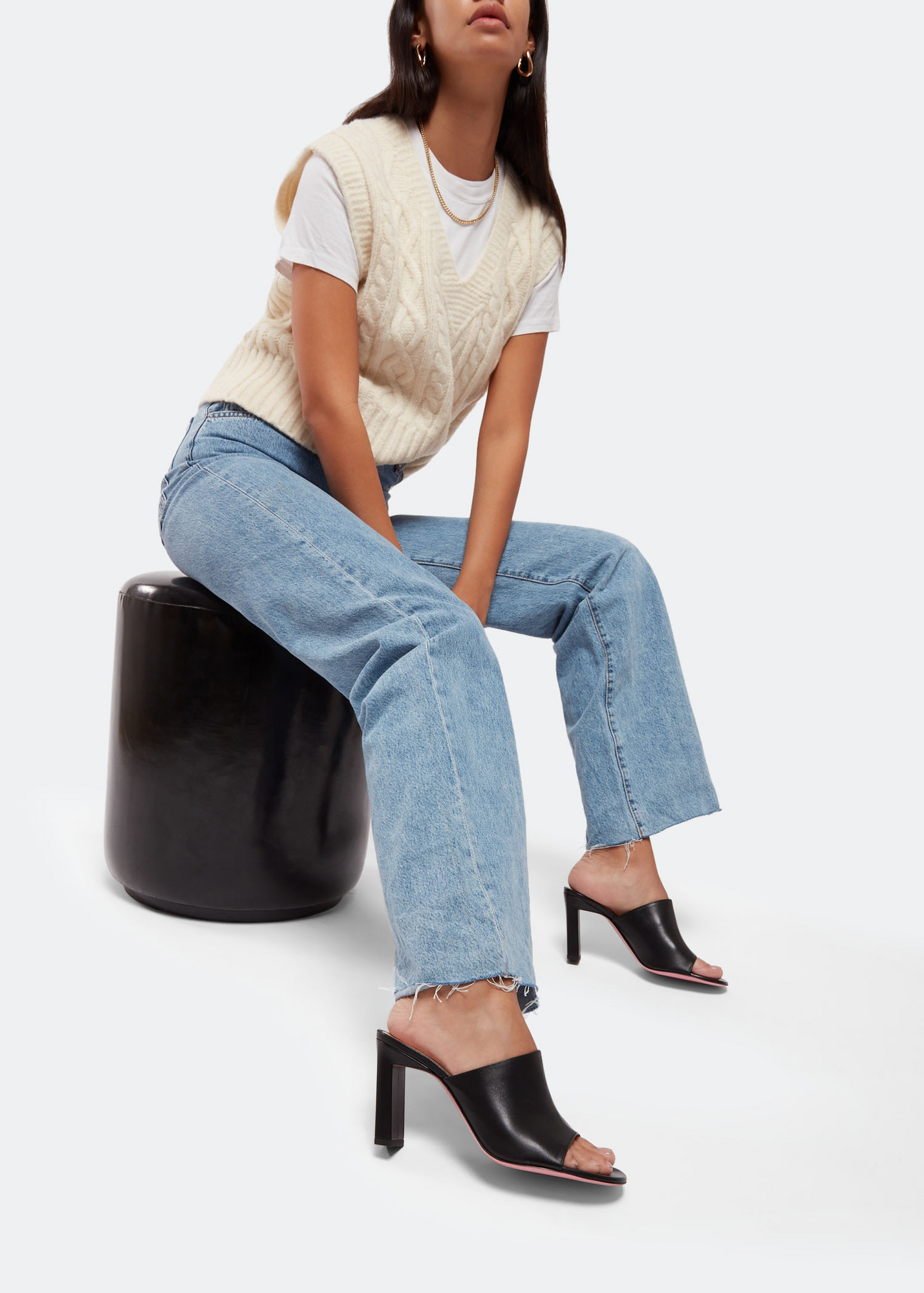 

Anne mules, Black