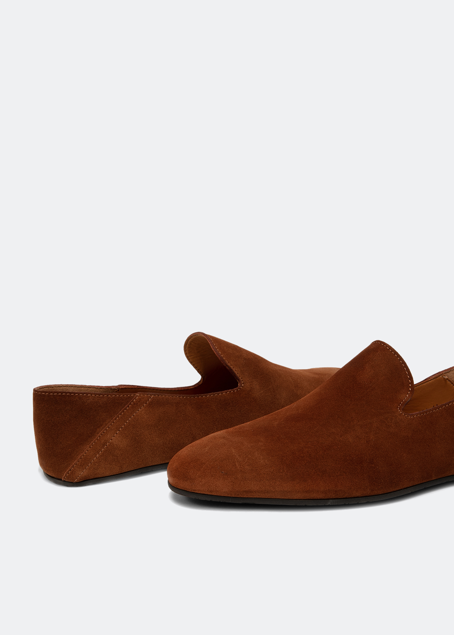 

Suede slippers, Brown