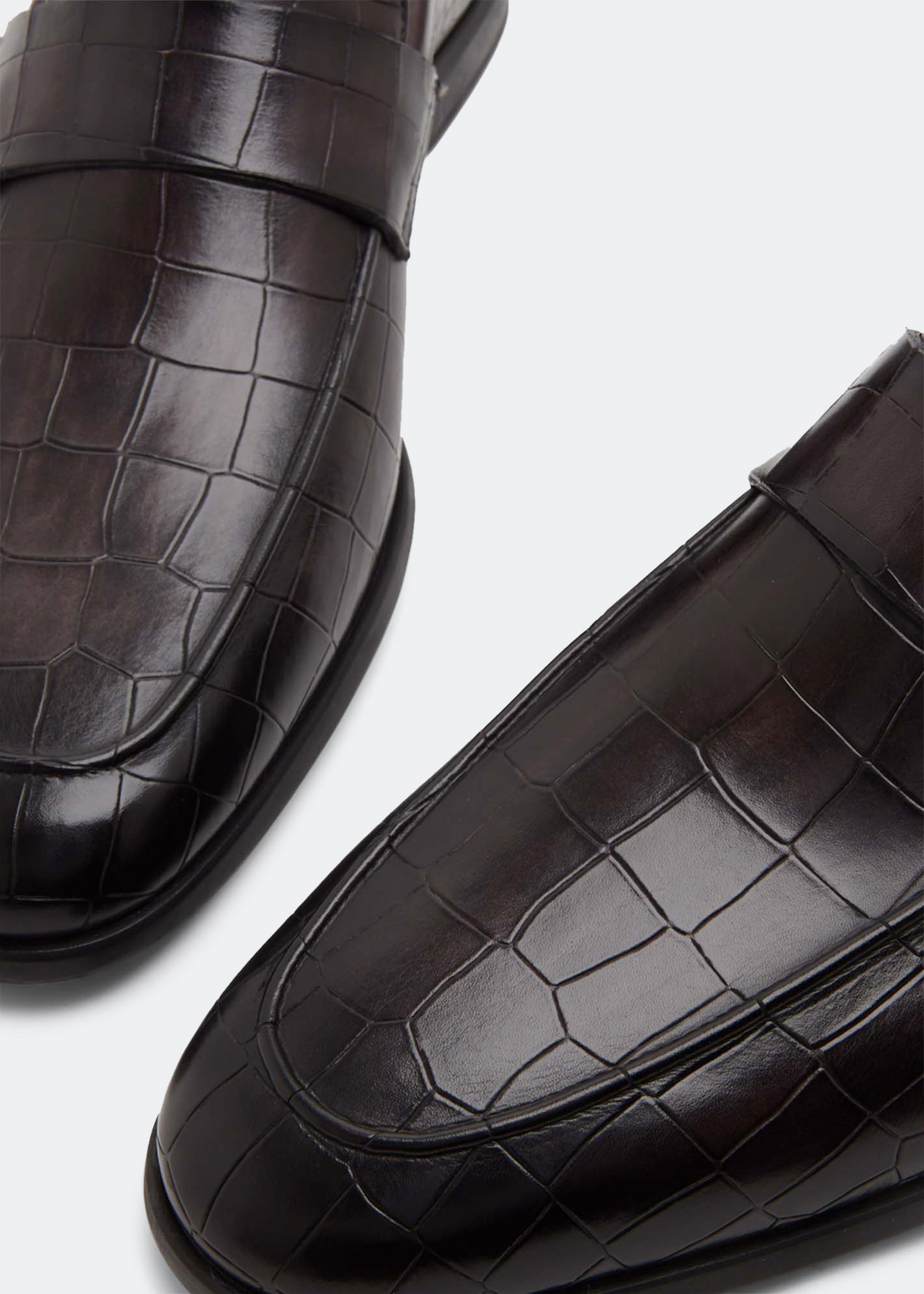 

Leather loafers, Black