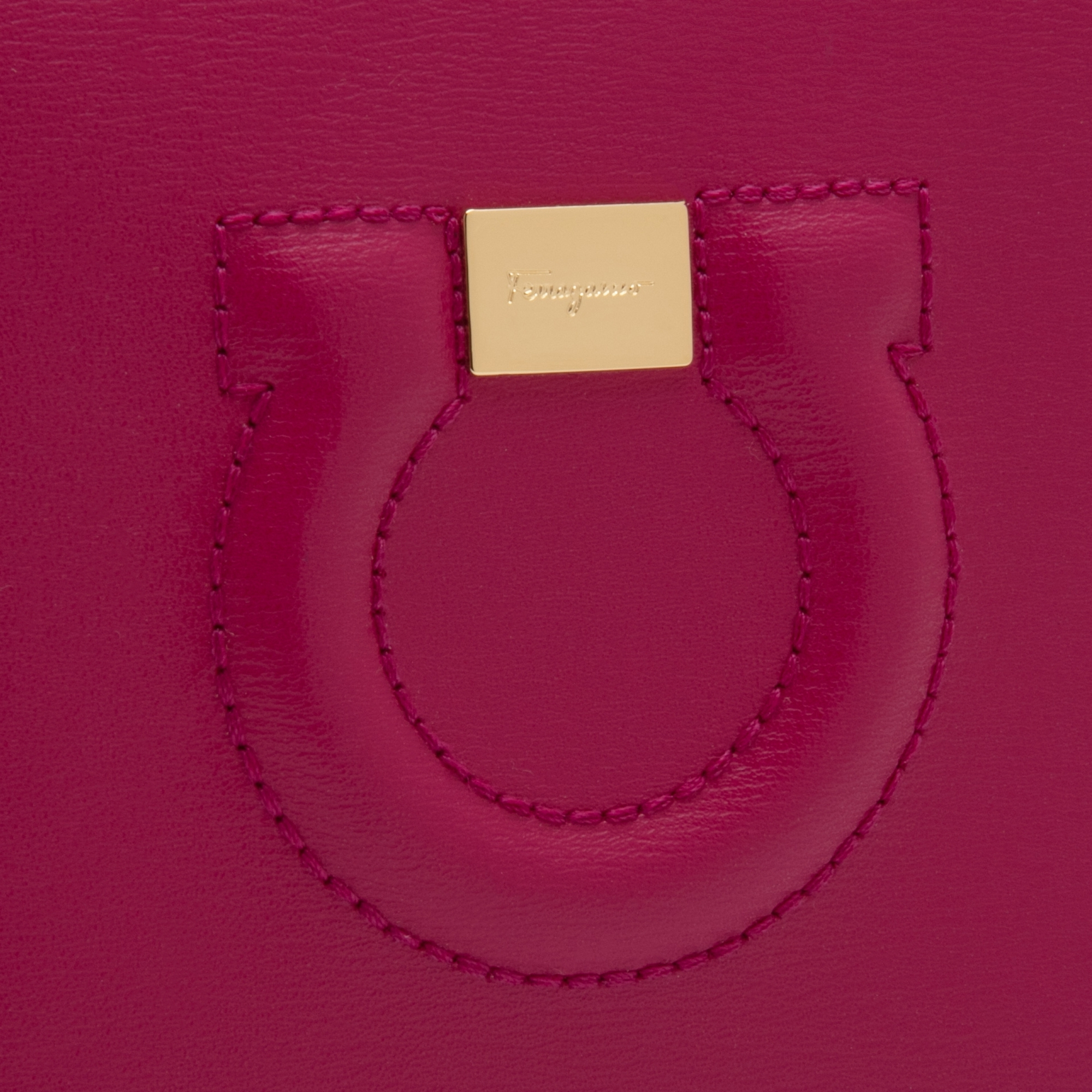 

Gancini zip around wallet, Purple
