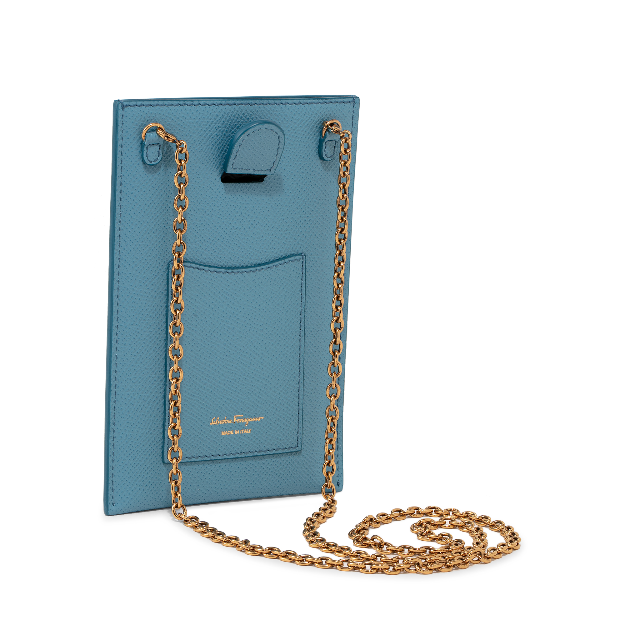 

Gancini smartphone holder, Blue