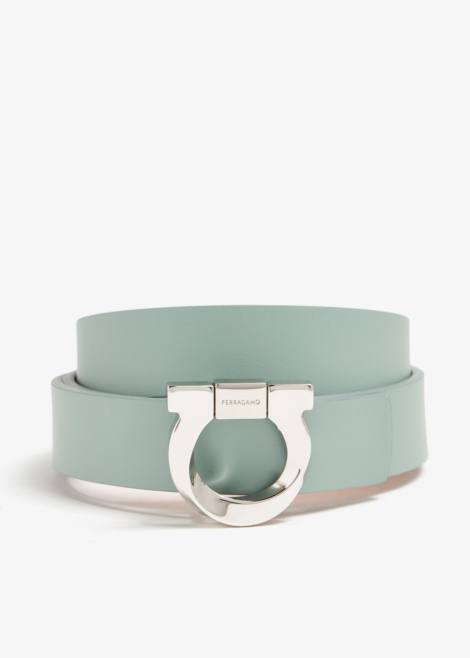 

Torchon Gancini reversible belt, Green