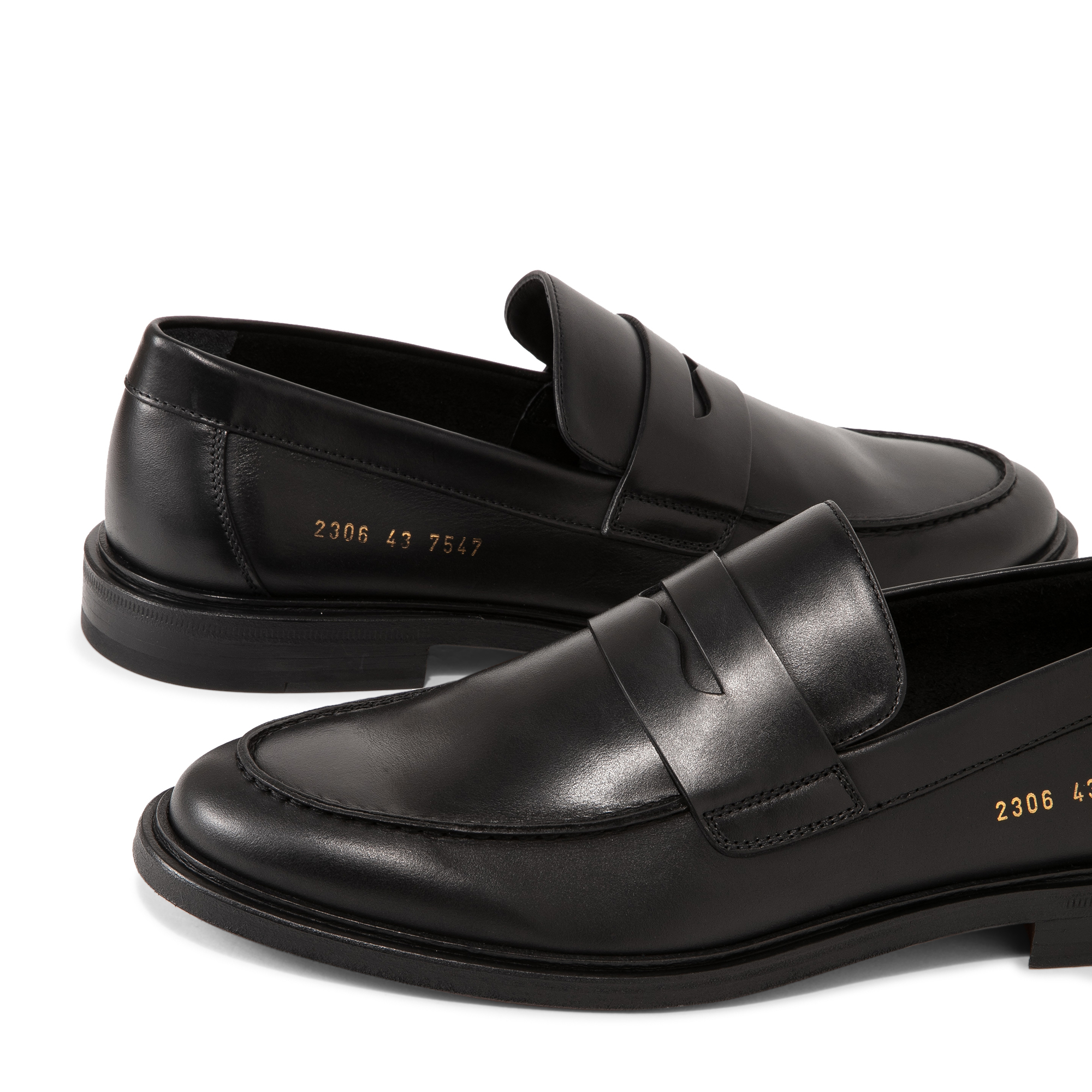 

Leather loafers, Black