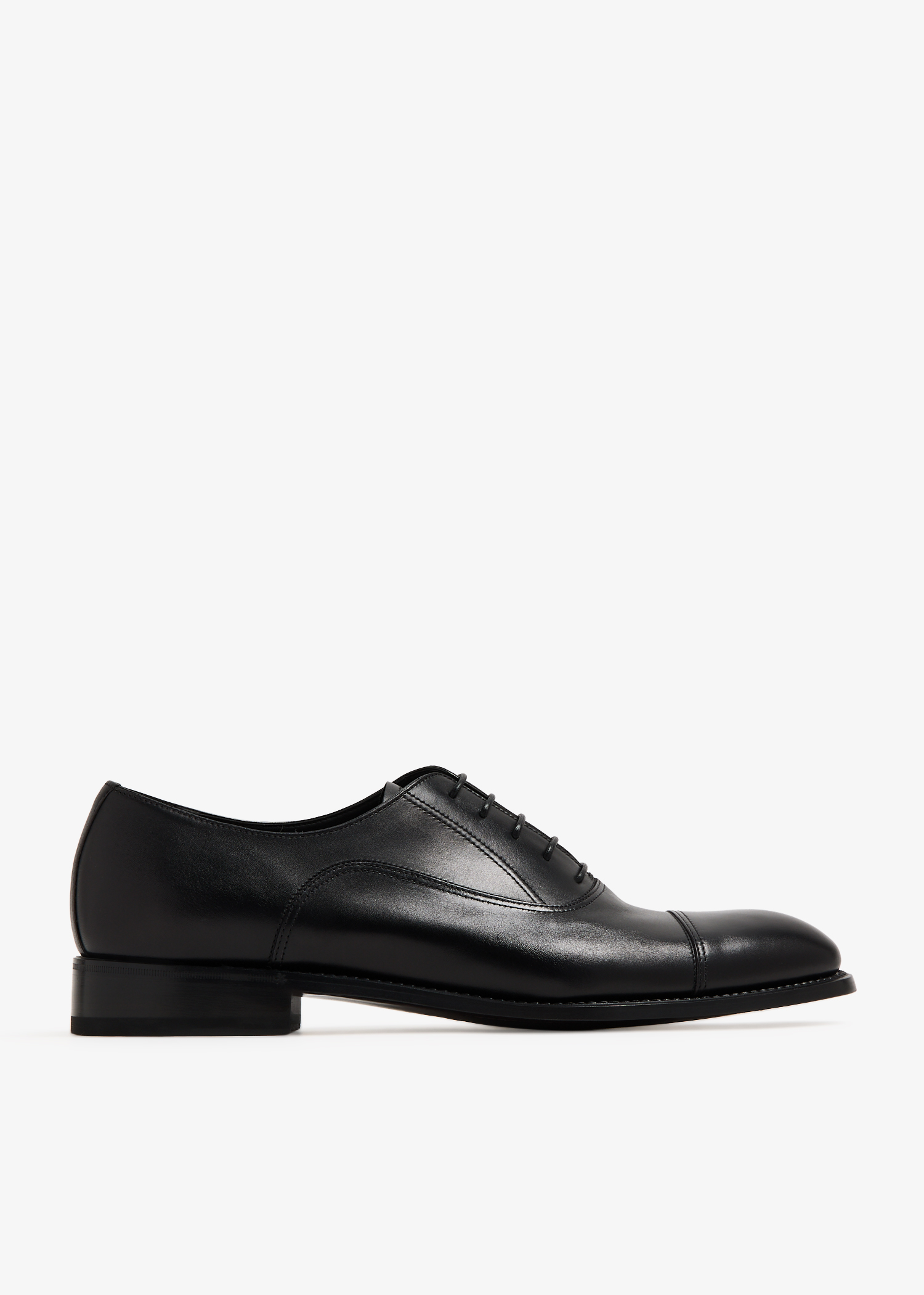 

Leather Oxford shoes, Black