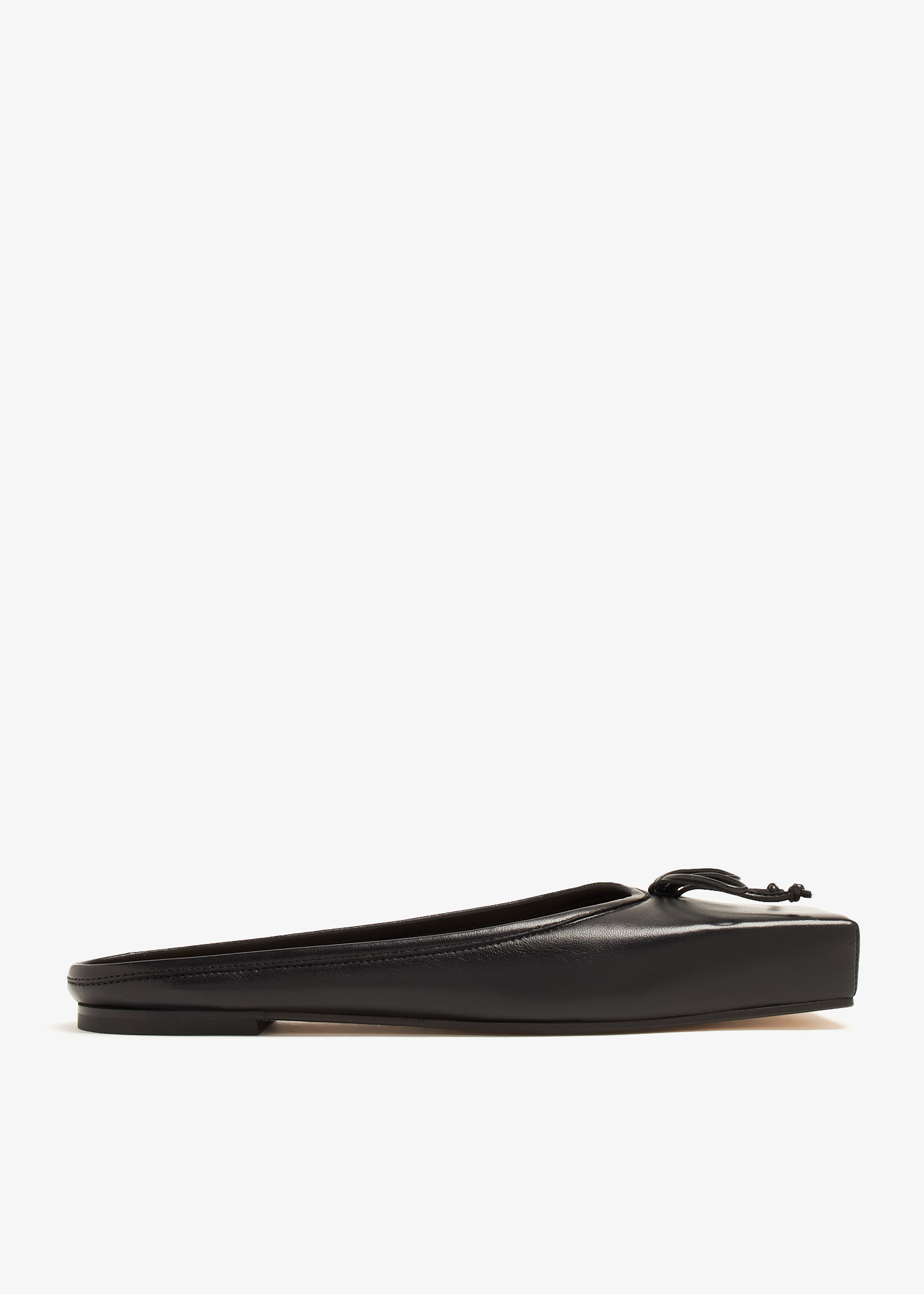 

Les plates ballet mules, Black