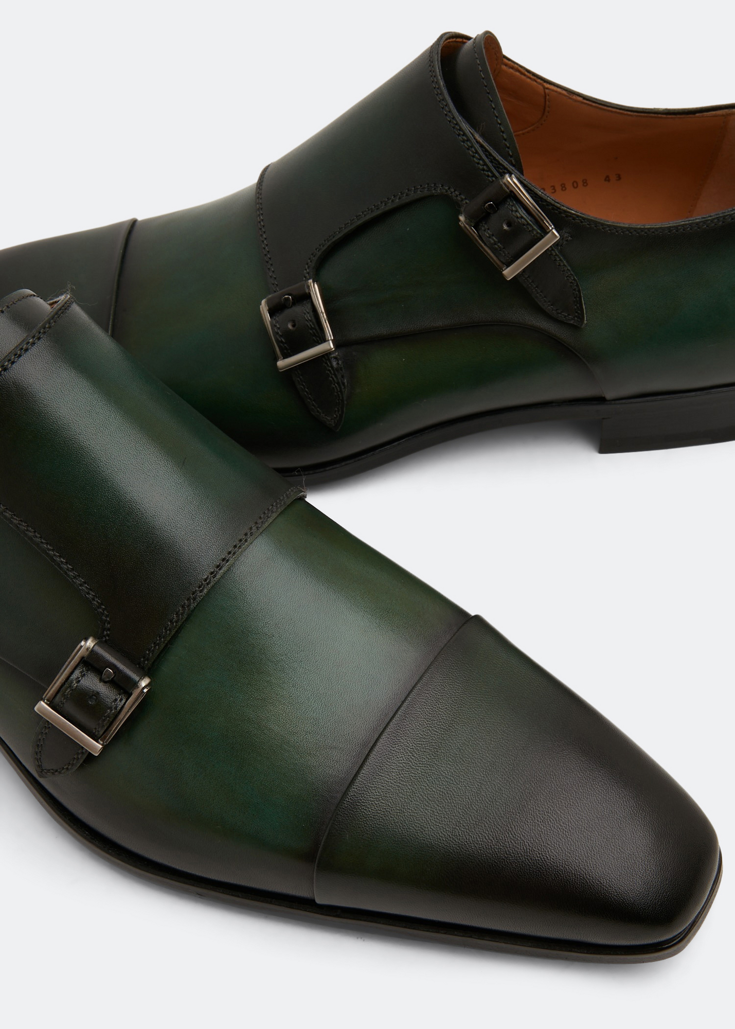 

Garrett monk strap shoes, Green