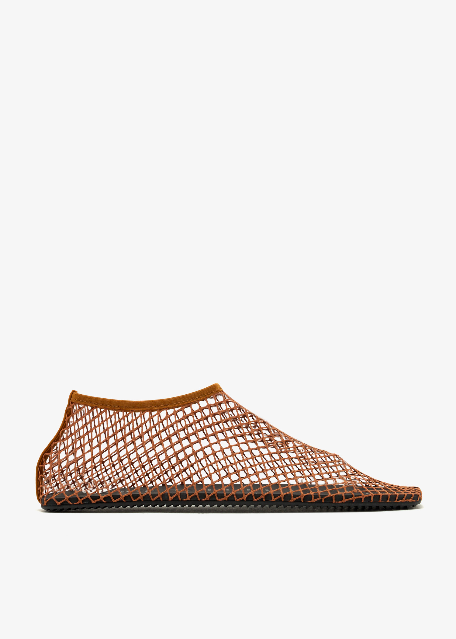 

Mesh water flat ballerinas, Brown