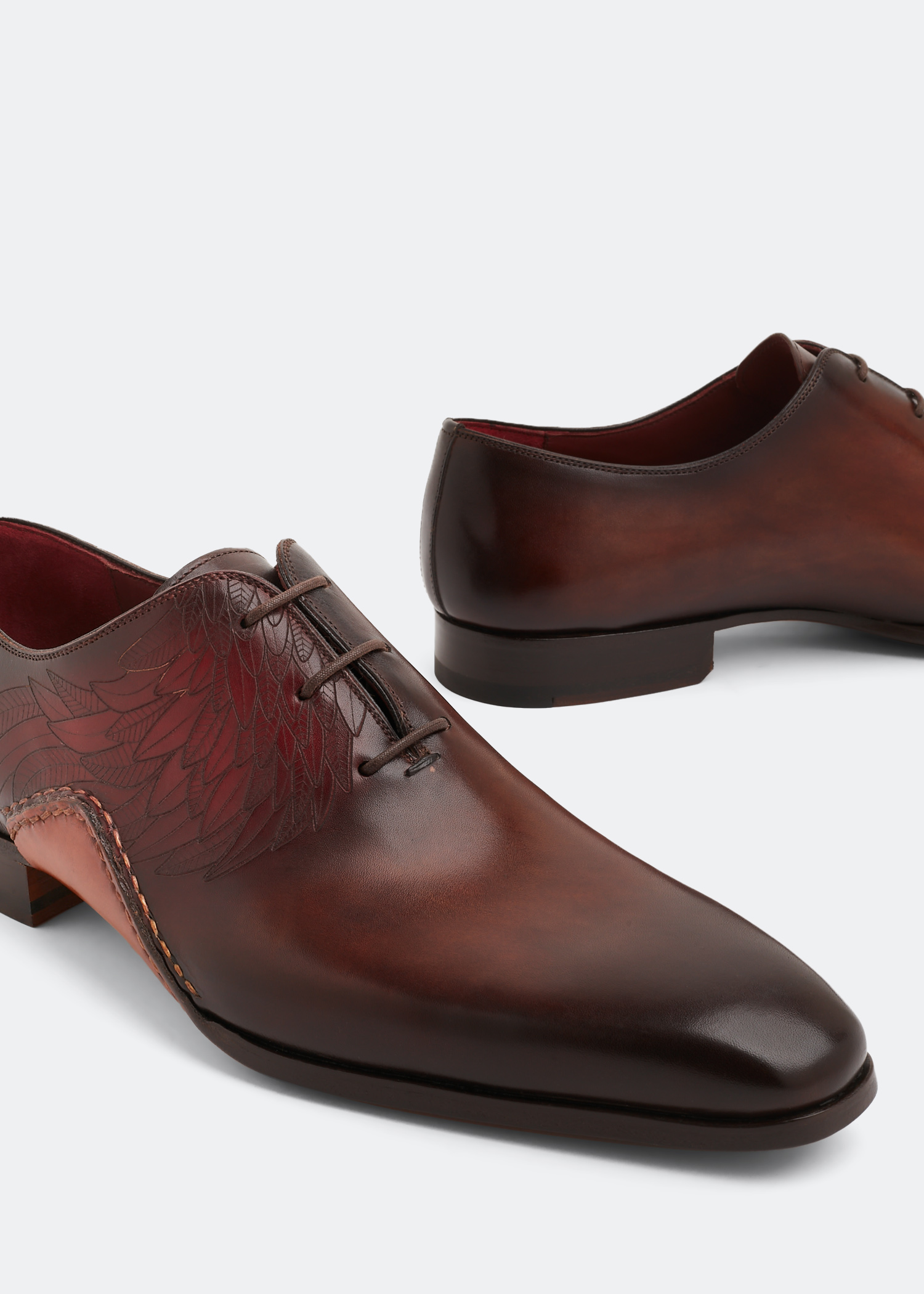 

Derby lace-up shoes, Brown