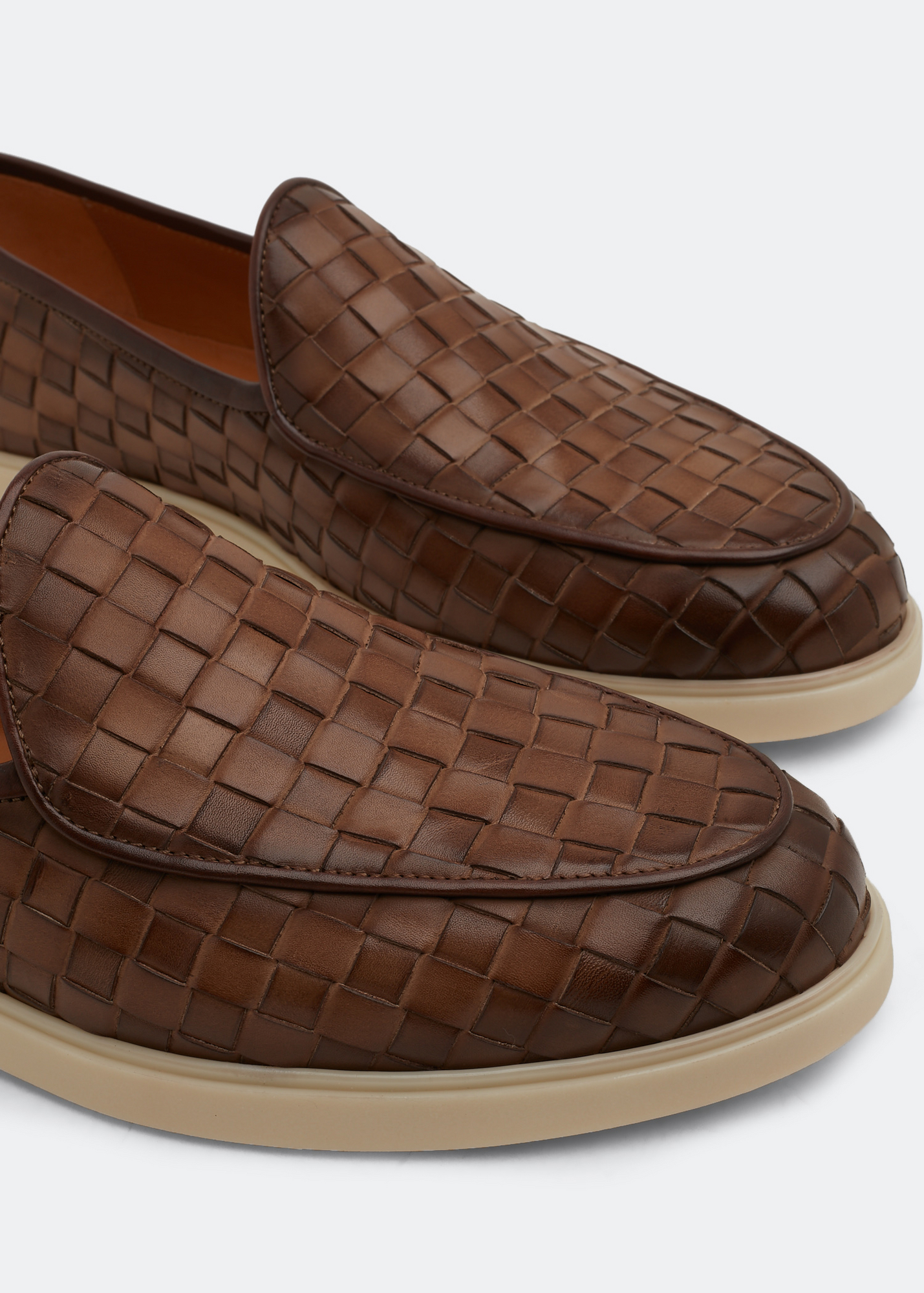 

Leather loafers, Brown