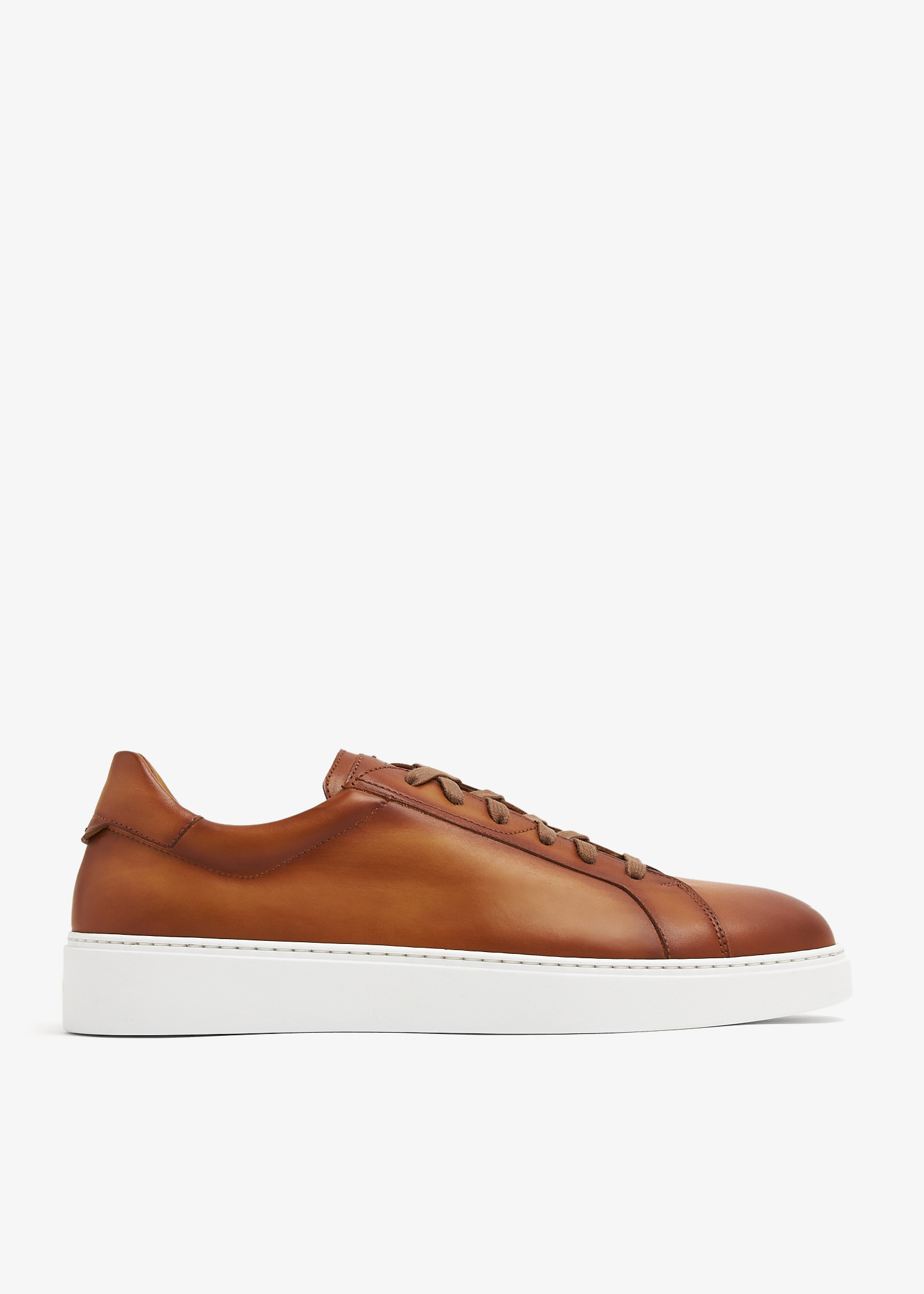 

Leather sneakers, Brown