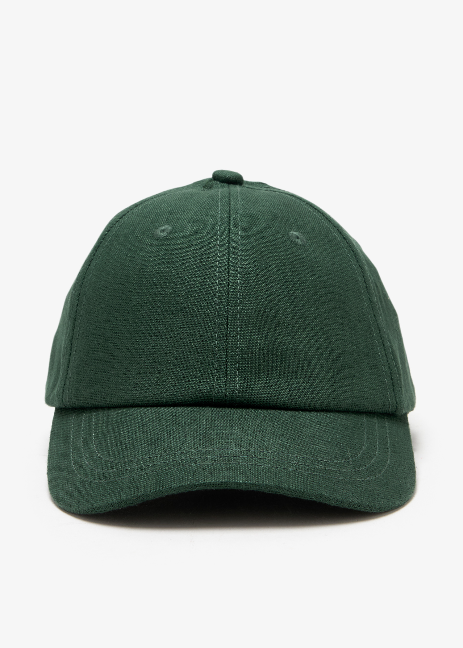 

Fernando linen cap, Green