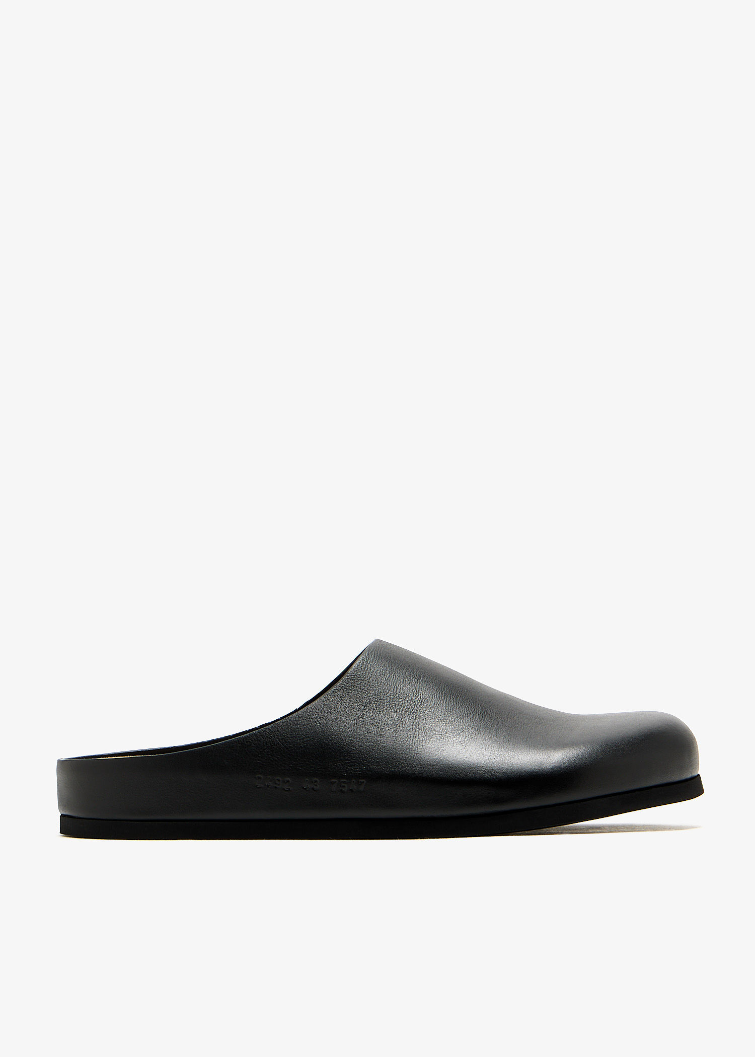 

Leather clogs, Black
