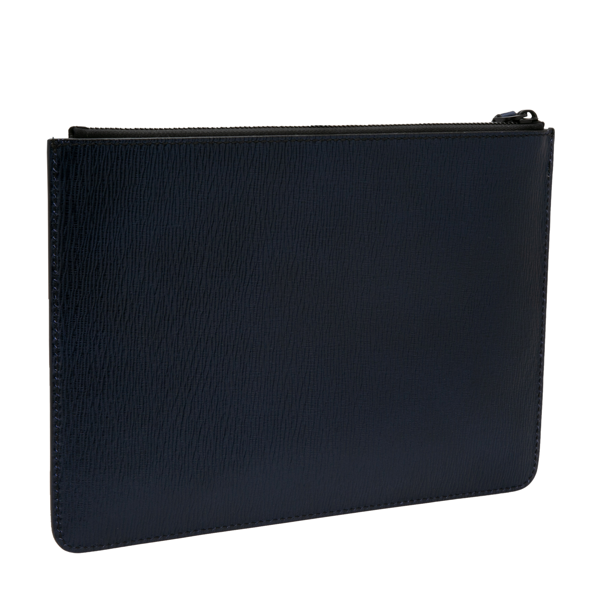 

Zipped document holder, Blue